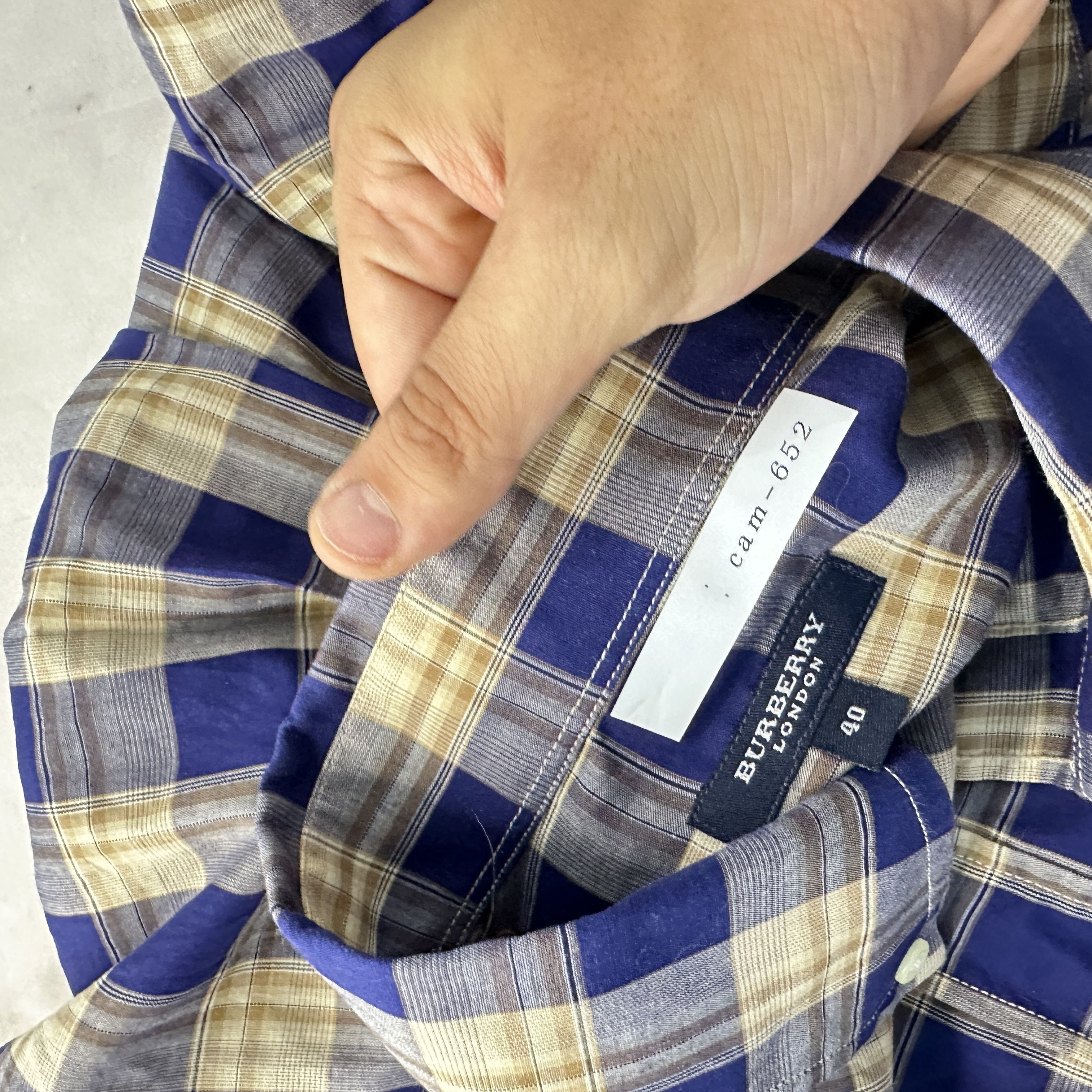 Burberry Camicia Burberry Flanella A Quadri – L Size US L / EU 52-54 / 3 - 13 Thumbnail