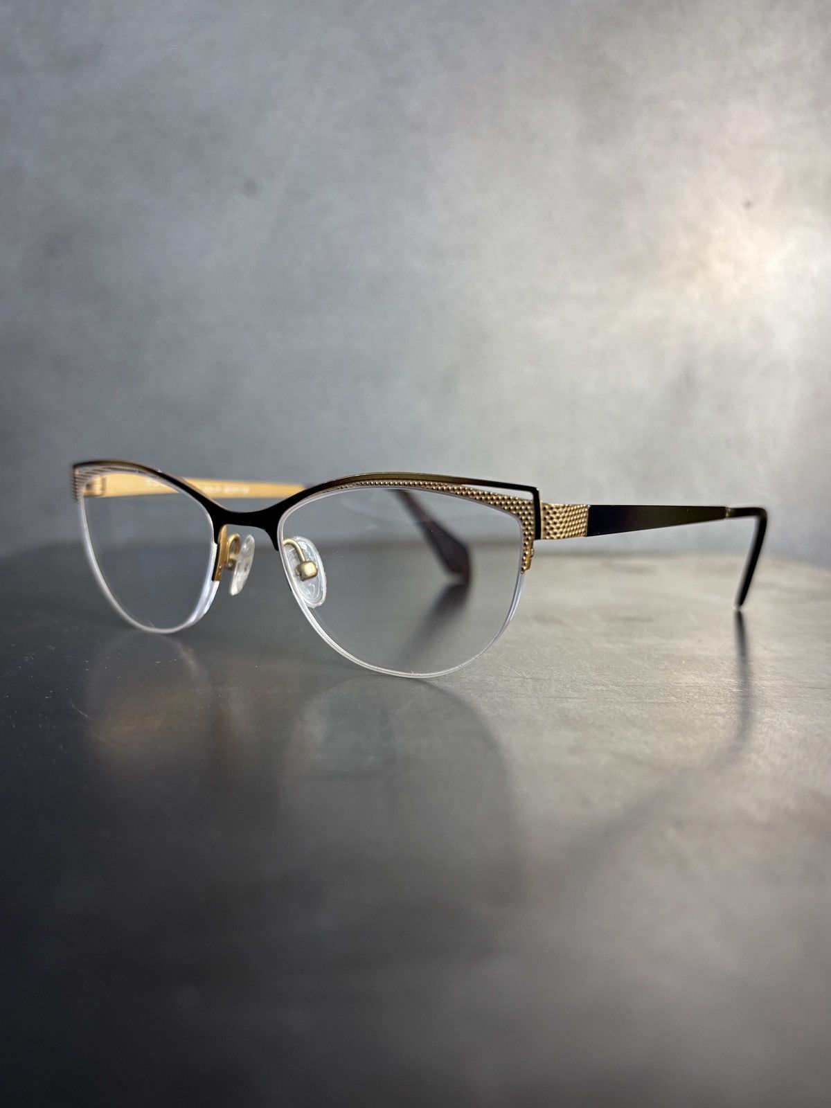 Designer × Other Ozone Eyeglasses The Netherlands L4132 Ombre Gold Frames Size ONE SIZE - 1 Thumbnail