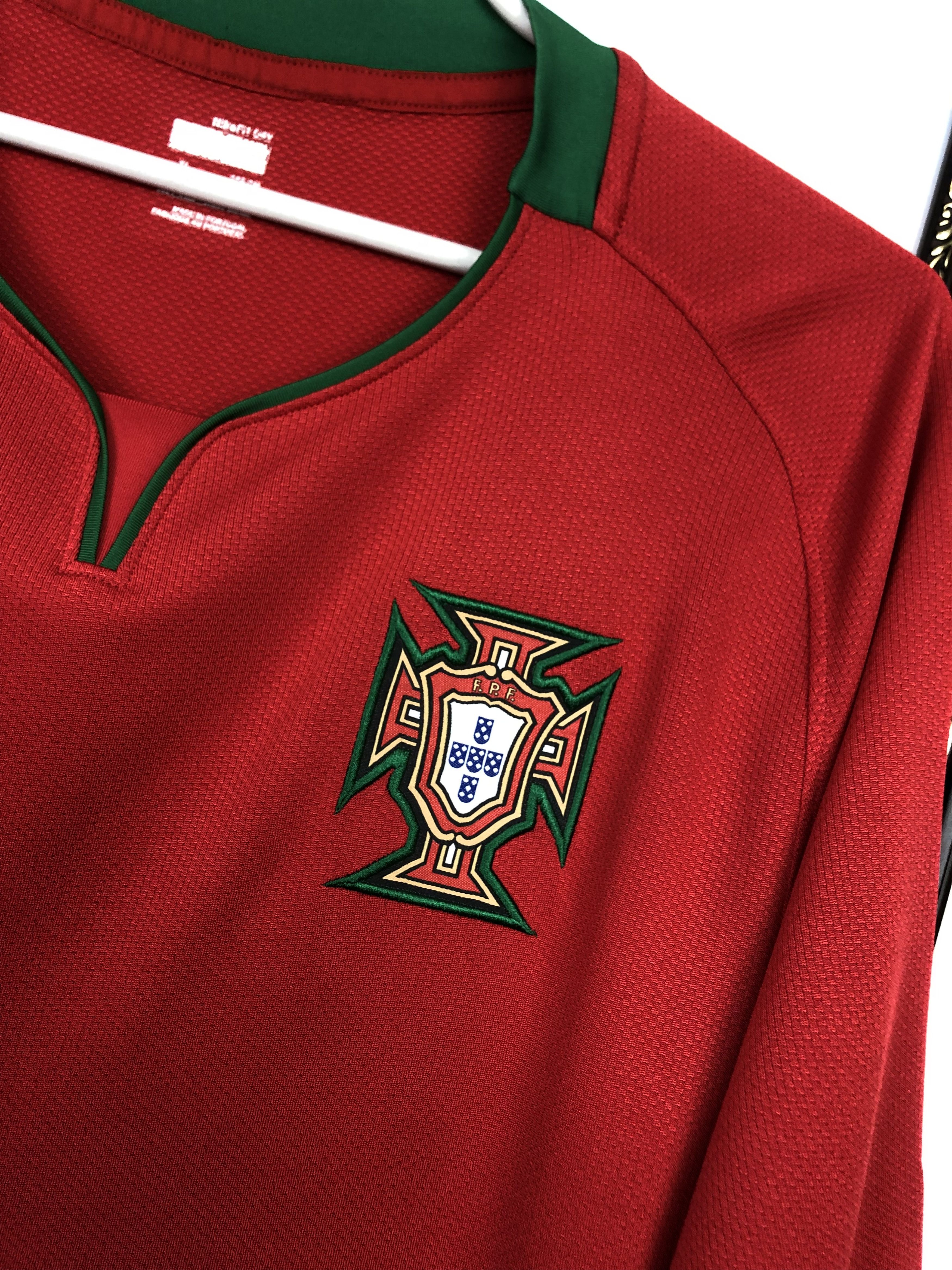 Portugal Home football shirt 2008 Nike Soccer Jersey