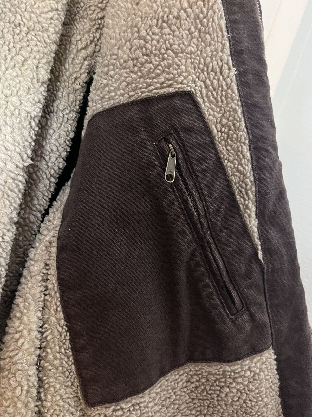 Carhartt × Carhartt Wip × Vintage Carhartt Sherpa Hoodie Size US XL / EU 56 / 4 - 9 Thumbnail