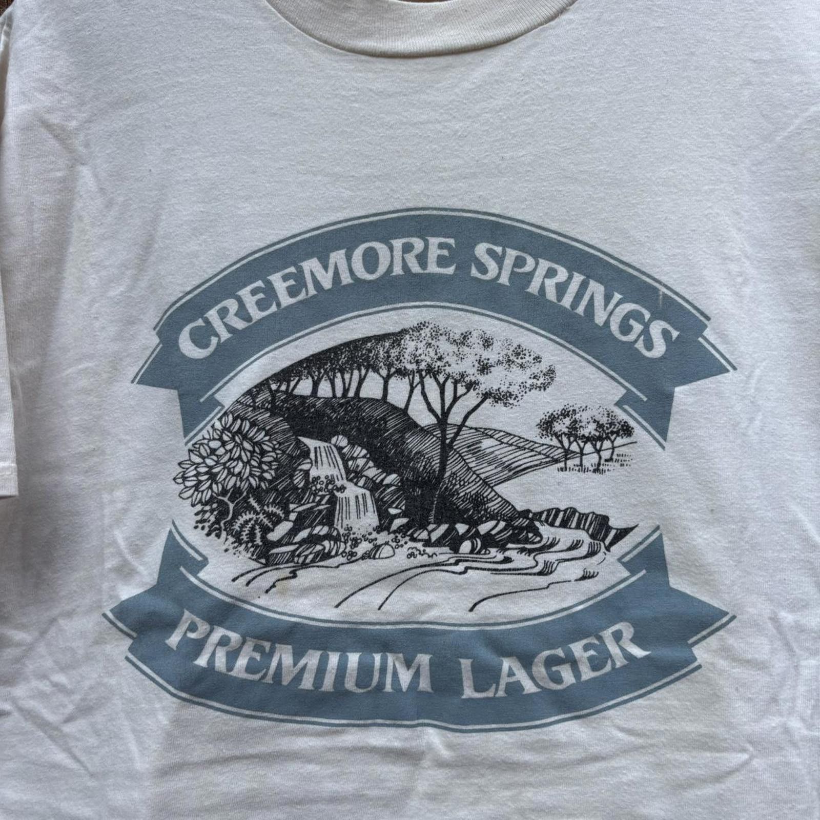 Hanes vintage creemore springs premium lager t shirt 00s L Size US L / EU 52-54 / 3 - 2 Thumbnail