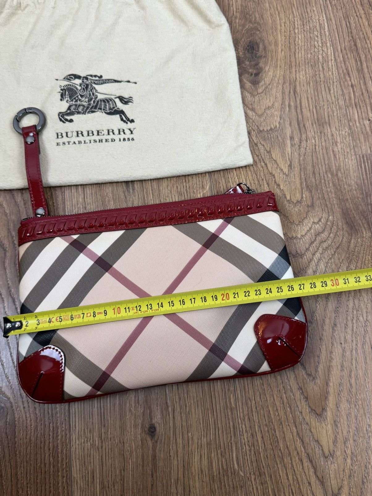 Burberry Beautiful leather bag Burberry Nova Check original item Size ONE SIZE - 9 Thumbnail