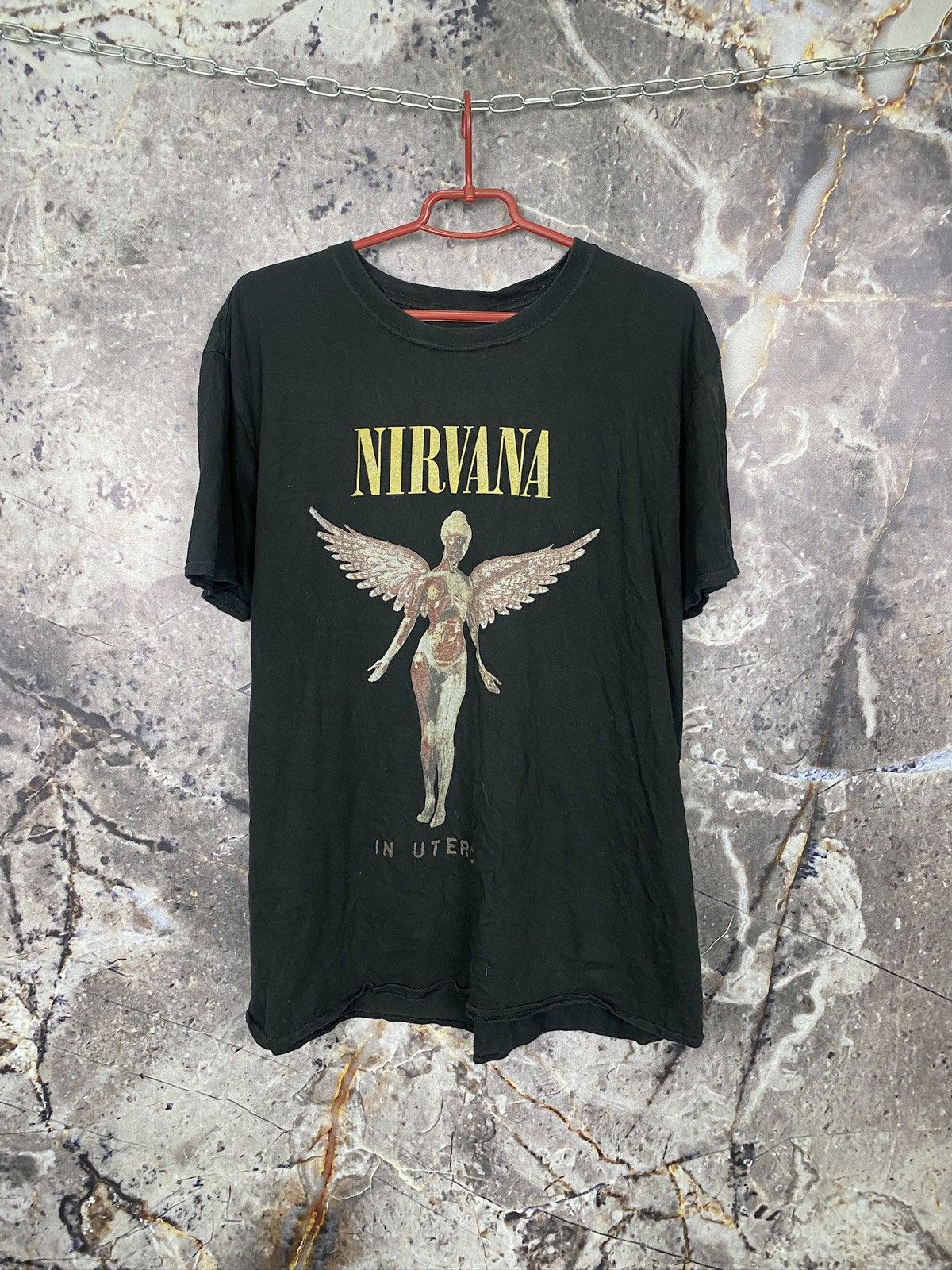 Vintage Vintage thrashed super rare Nirvana In Utero Empire T