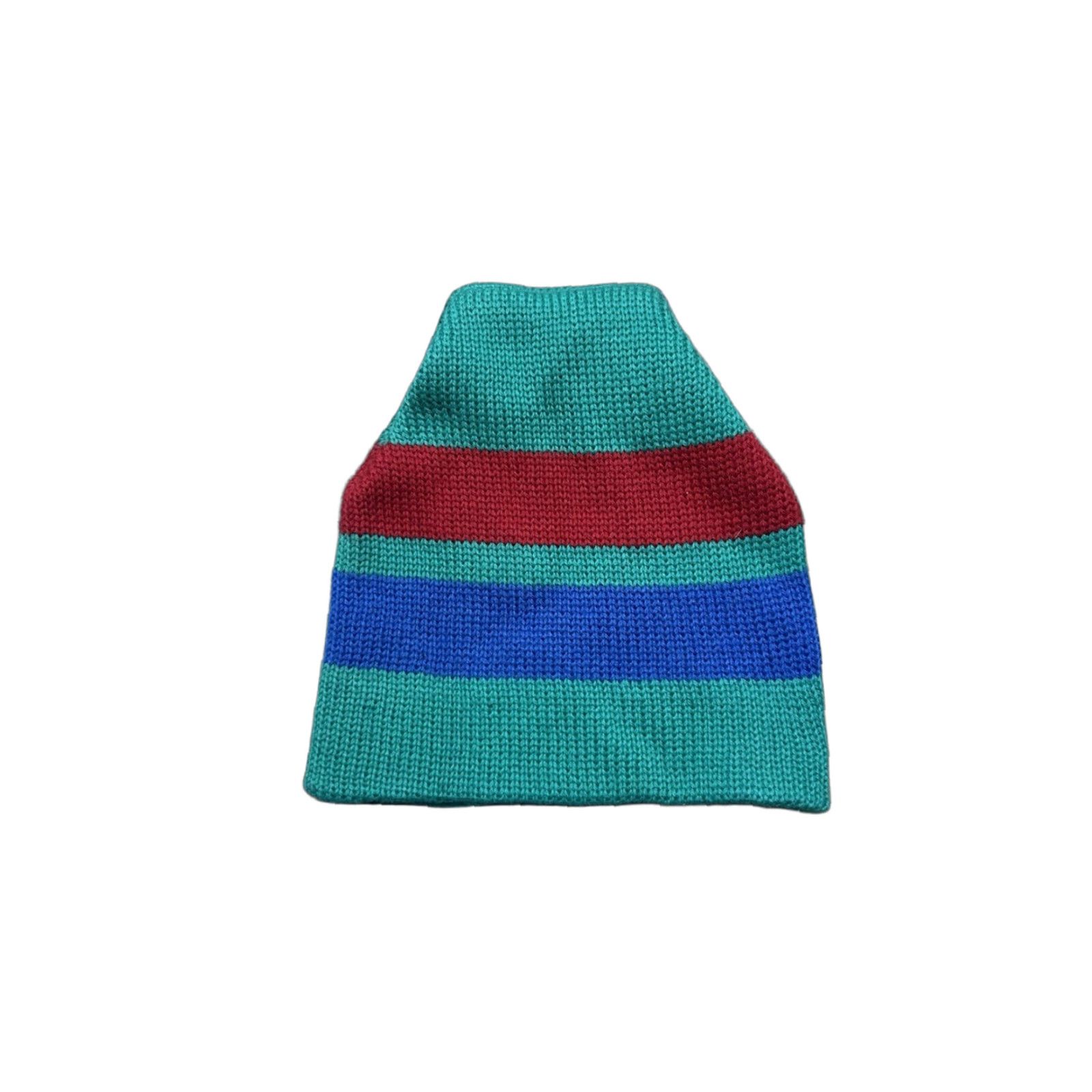 HATSKI VINTAGE Meister Wool Knit Beanie Winter Hat Ski Snow Striped OSFA Adult 70s 80s HaT Hat Size ONE SIZE - 1 Thumbnail