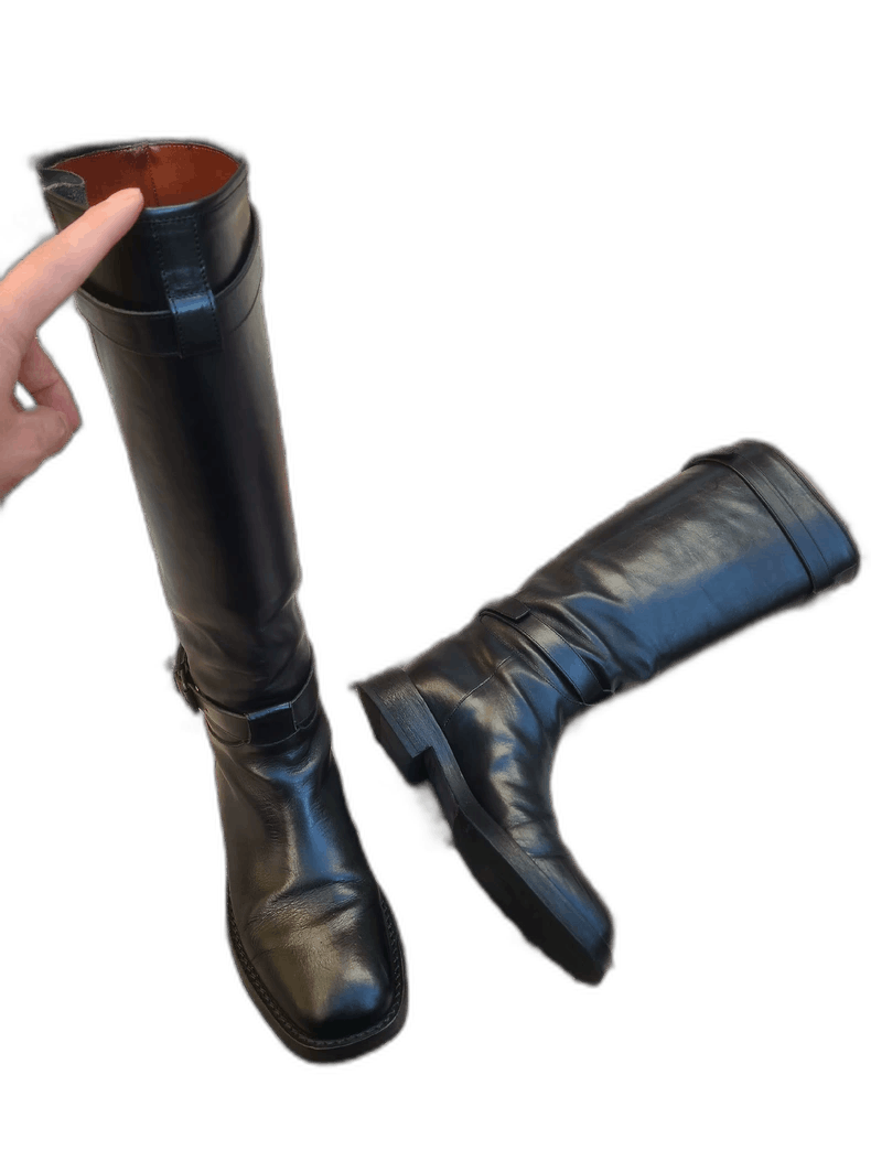 Ann Demeulemeester Ann Demeulemeester Men's Leather Boots Size US 10 / IT 40 - 1 Thumbnail