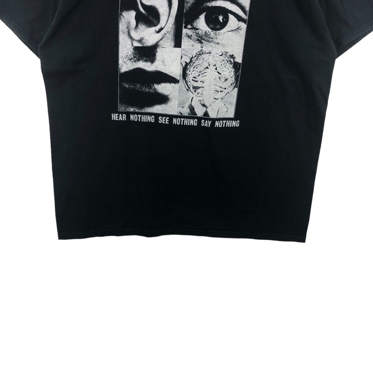 Band Tees × Vintage Pick!! Vtg Y2K Discharge Hear Nothing hardcore punk Tshirt Size US XL / EU 56 / 4 - 4 Thumbnail