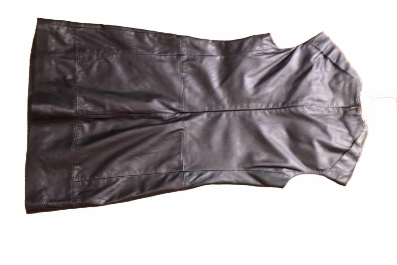 Other Etcetera Black Leather Sleeveless Dress Size 4 Size S / US 4 / IT 40 - 4 Thumbnail