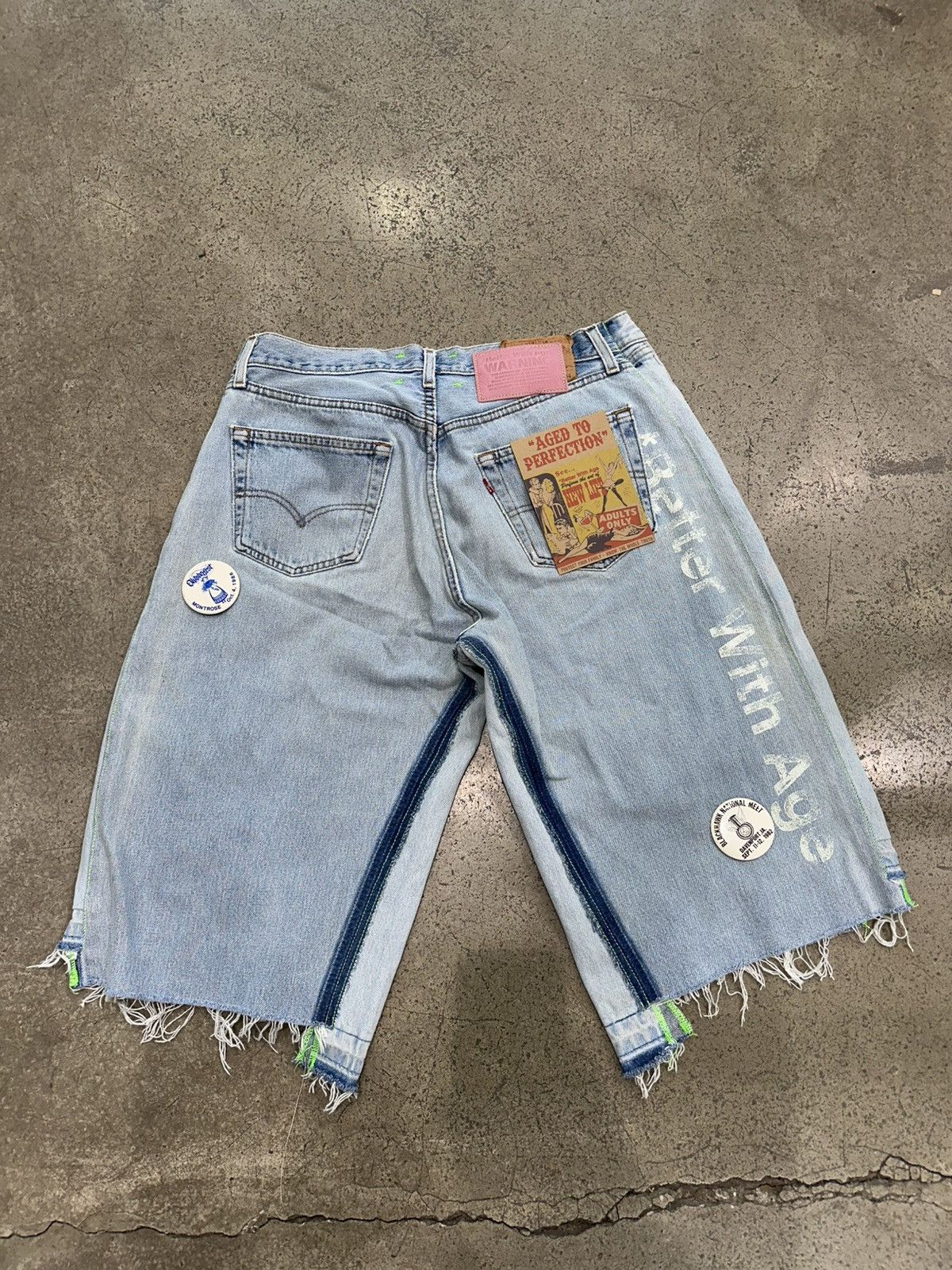 Better With Age BETTER WITH AGE - Campaign Triple Wide Denim Short Indigo Size US 34 / EU 50 - 2 Thumbnail