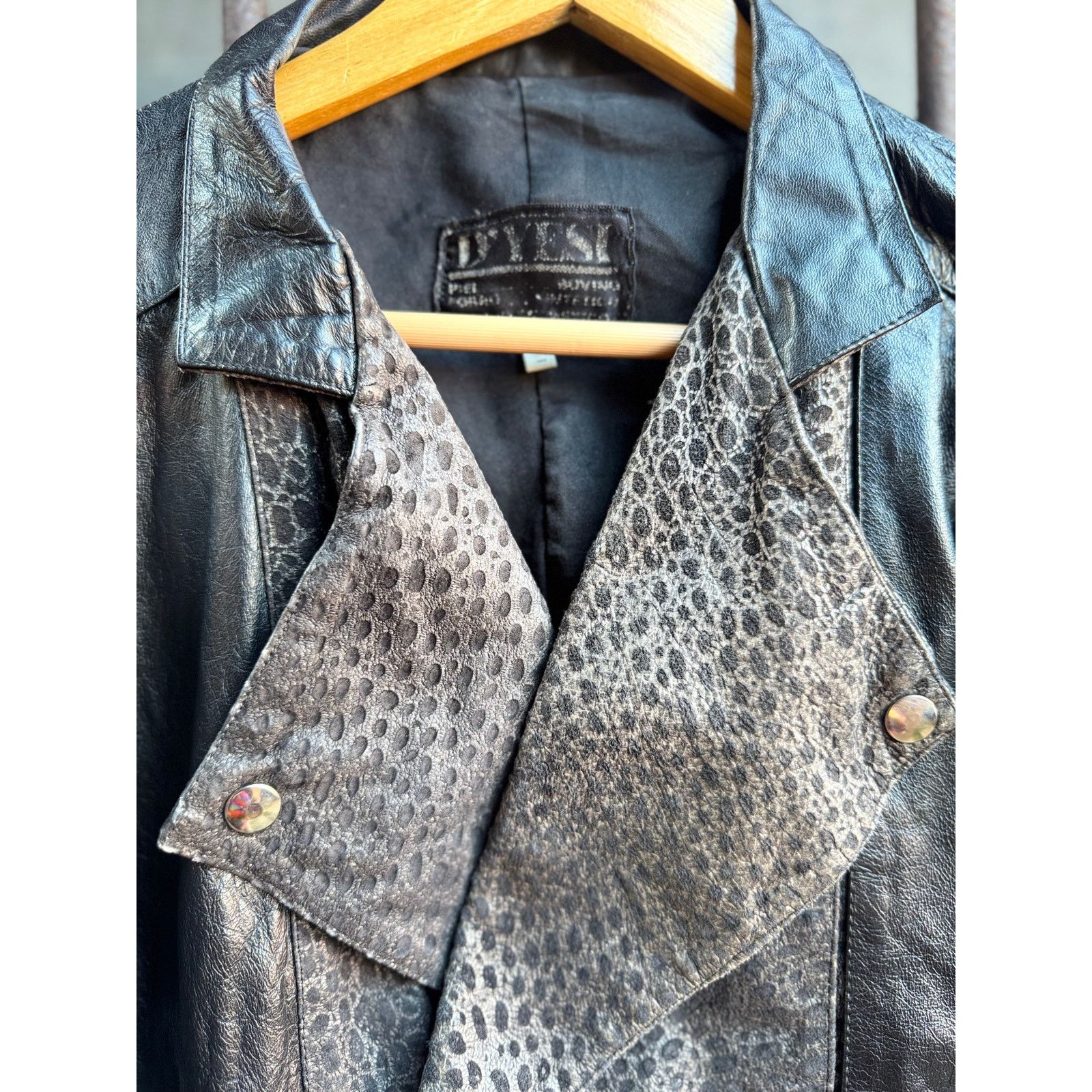 Vintage 80s Rare Genuine Leather Bomber Jacket Ladies Size 44/Large Size L / US 10 / IT 46 - 5 Thumbnail