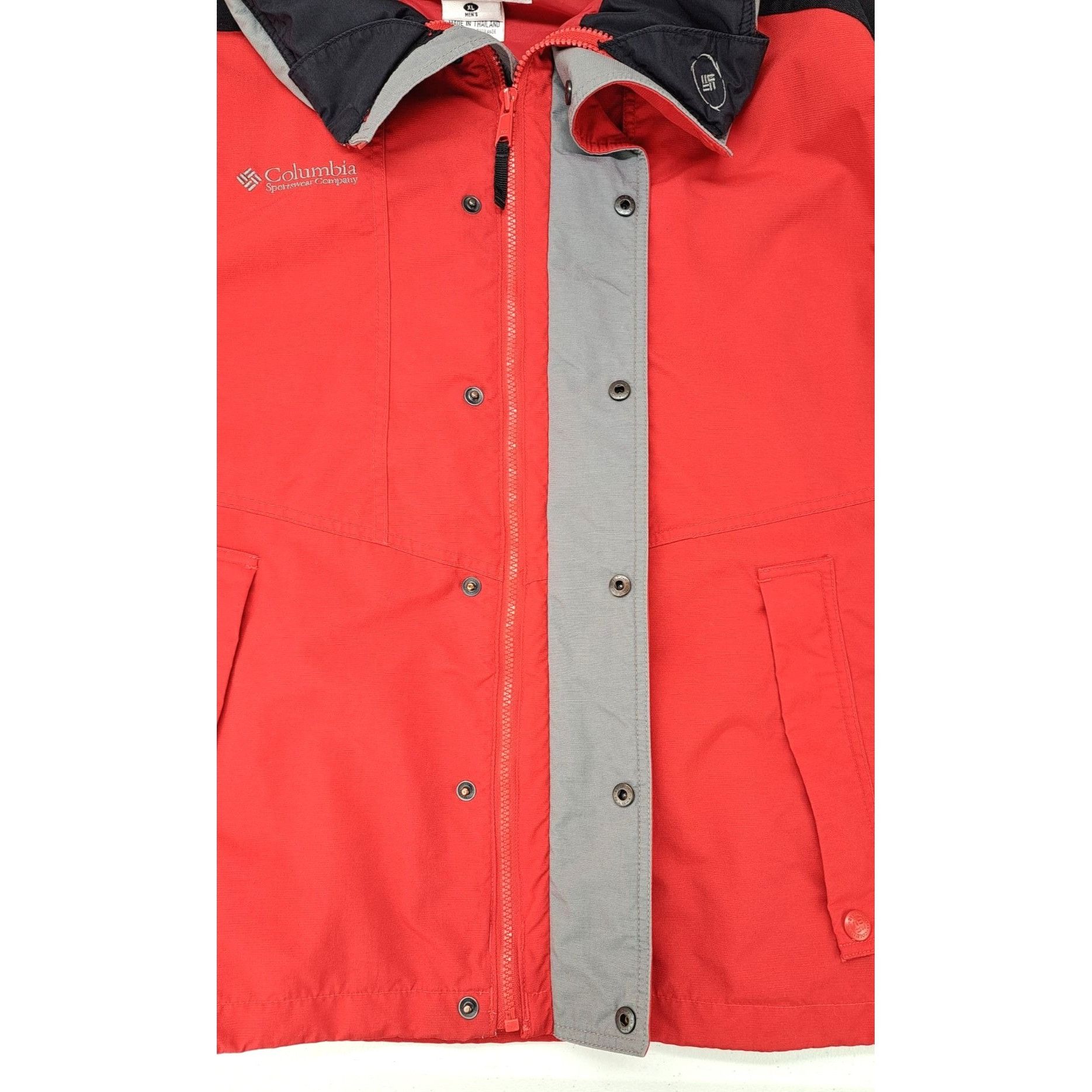 Columbia Vintage Columbia Men XL Red Black Gray Jacket Zip Toggle Size US XL / EU 56 / 4 - 8 Thumbnail