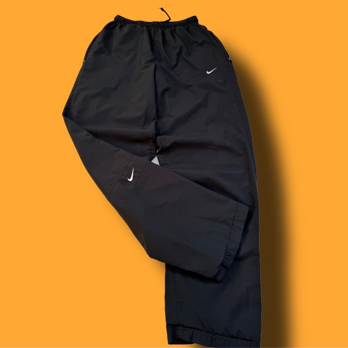 Nike × Vintage NIKE VINTAGE BASIC LOGO OVERSIZE BAGGY PANTS Size US 32 / EU 48 - 1 Thumbnail