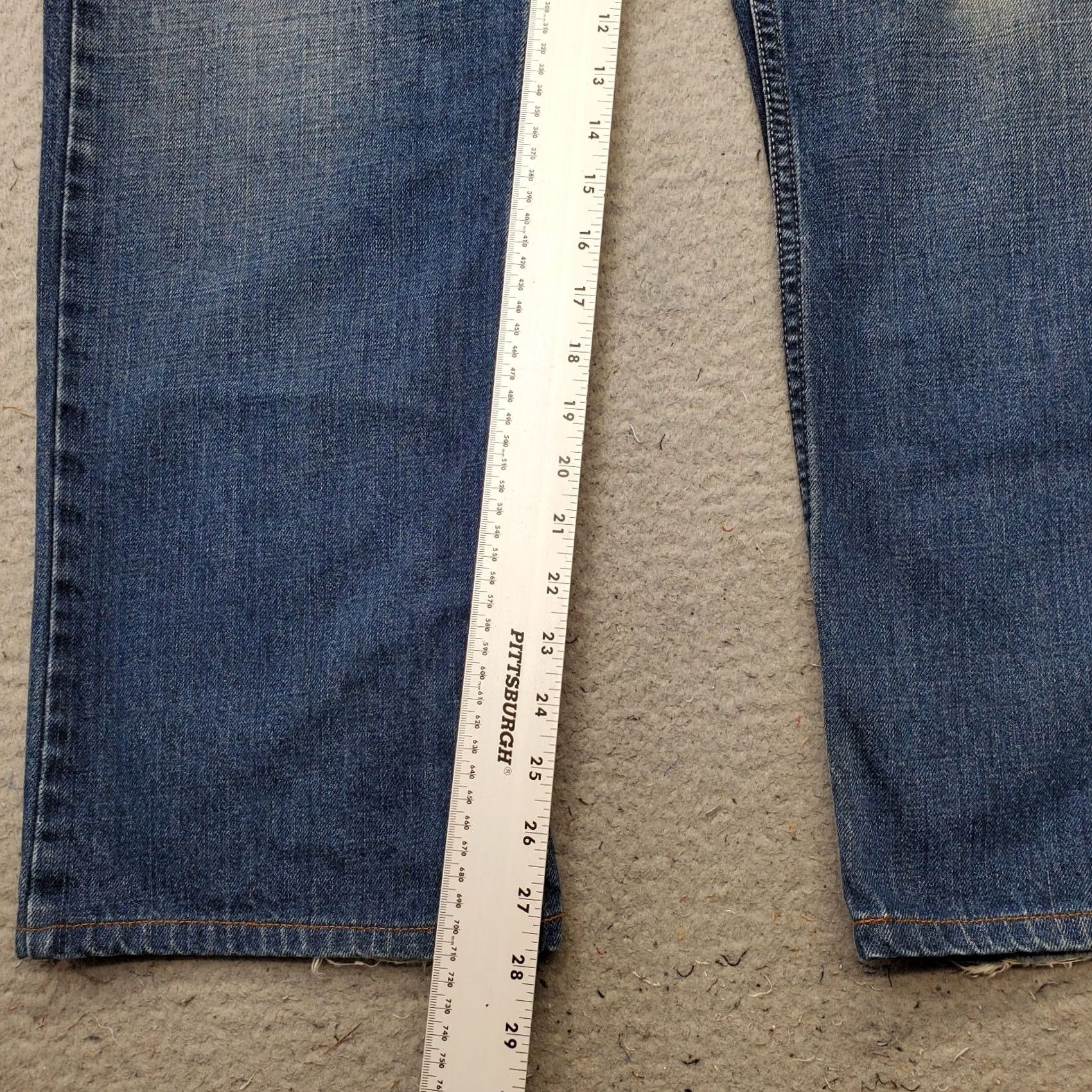 Levi's Levi's 514 Jeans Mens Size 38 Slim Blue Denim 5-Pocket Pockets Straight Leg Size US 38 / EU 54 - 4 Thumbnail