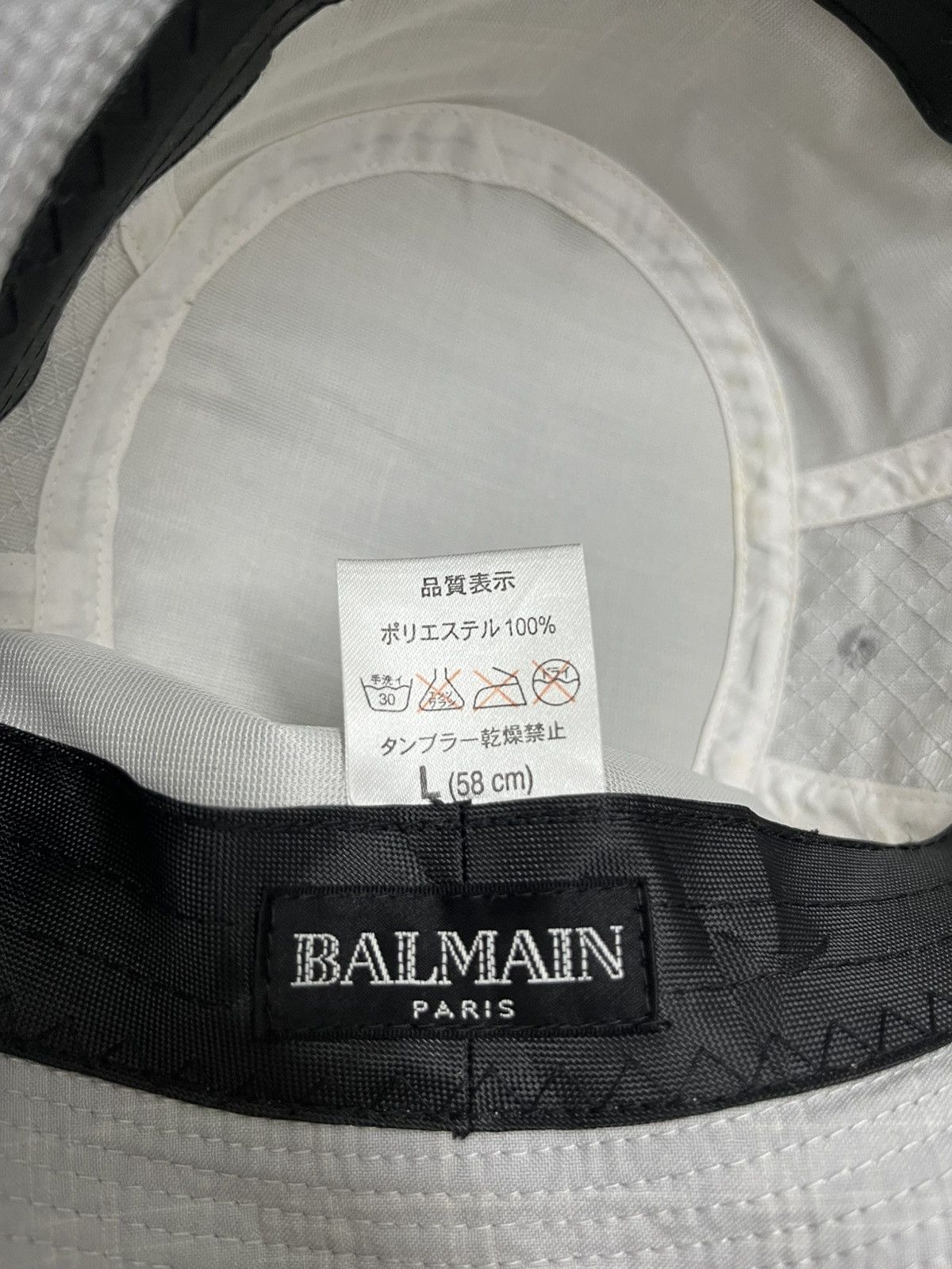 Balmain Vintage Balmain Paris Polyester Bucket Hats Size ONE SIZE - 7 Thumbnail