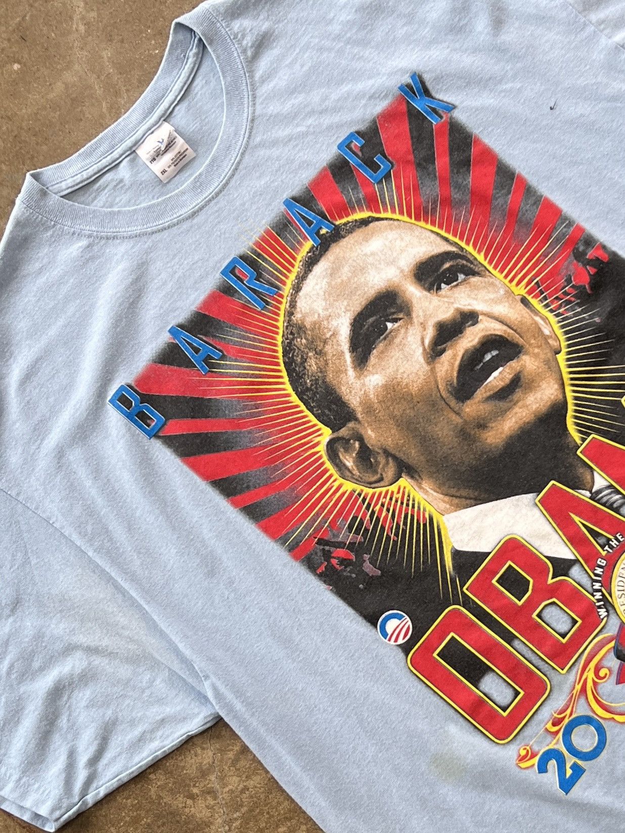 Vintage Vintage Barack Obama Polictical Social Presidents Tee XXL Size US XXL / EU 58 / 5 - 1 Thumbnail