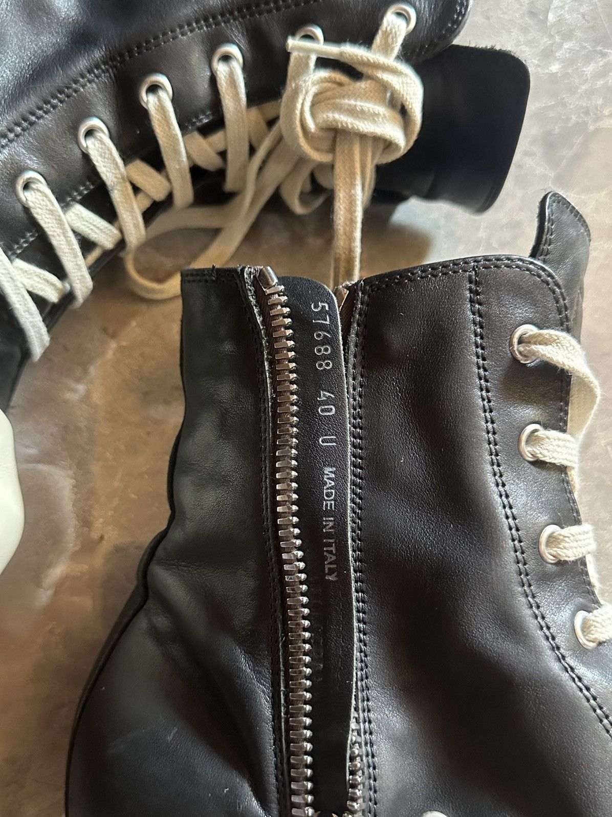 Rick Owens Rick Owens High Top Leather Size US 8 / EU 41 - 5 Thumbnail