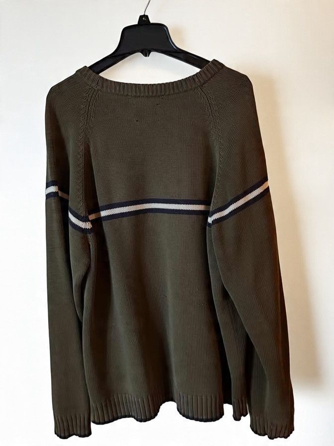 Tommy Hilfiger Archive Tommy Hilfiger Oversized Green Knit Sweater Size US L / EU 52-54 / 3 - 2 Thumbnail