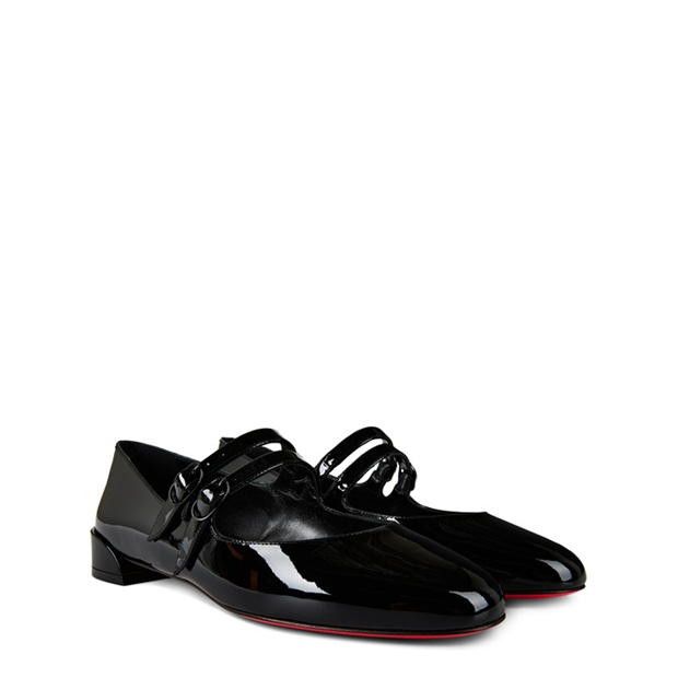 Christian Louboutin Sweet Jane Mary Jane Shoes Size US 7 / IT 37 - 4 Thumbnail