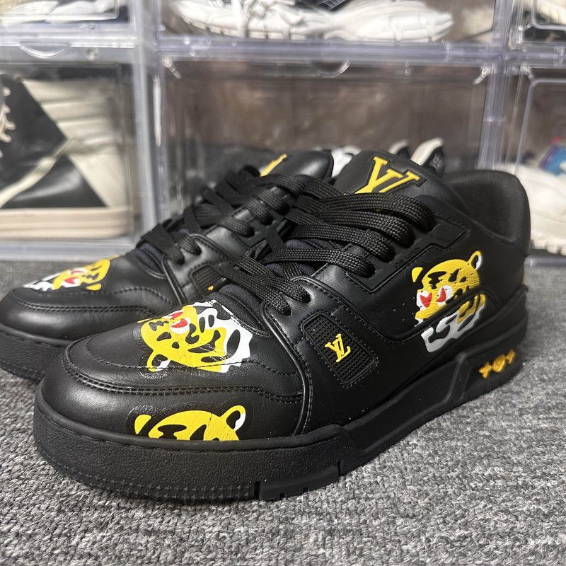 Louis Vuitton Nigo x Louis Vuitton Black Casual Sneakers -2508 Size US 8.5 / IT 38.5 - 1 Thumbnail