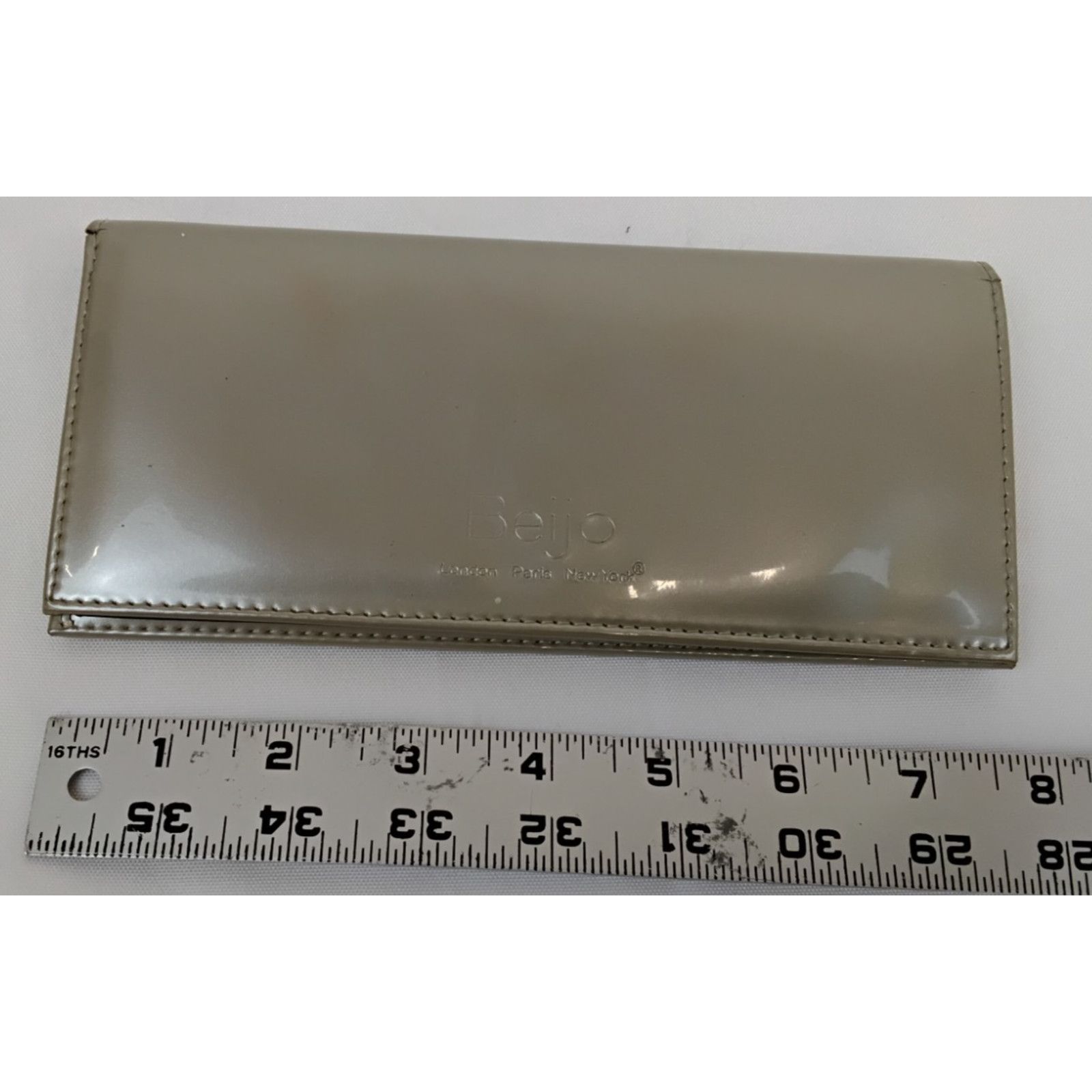 Other Beijo Handbag Taupe Silver PVC Purse & Wallet W/ Dust Bags Size ONE SIZE - 22 Thumbnail