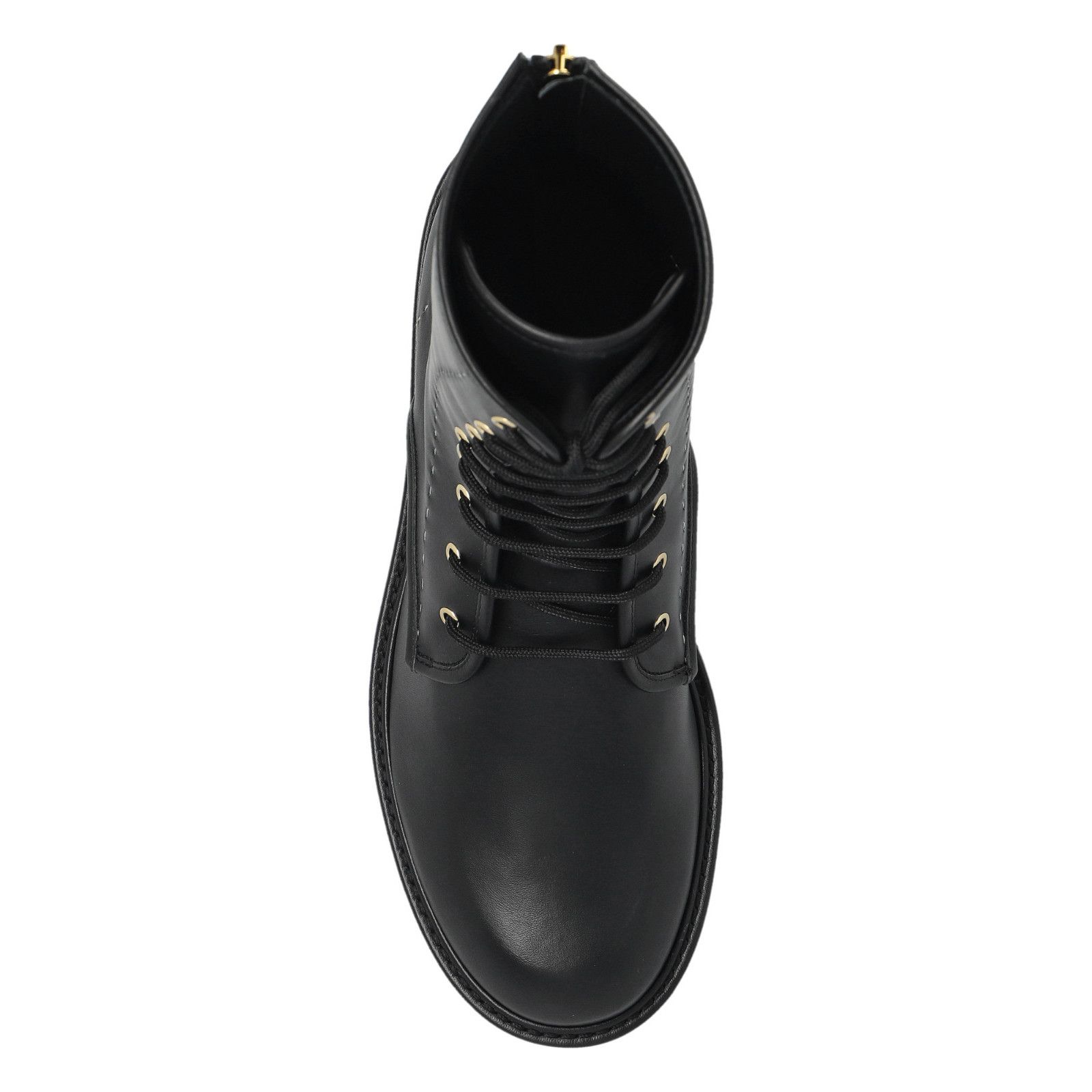 Max Mara MAX MARA Urbancombact Black Leather Ankle Boots New & Authen Size US 6 / IT 36 - 4 Thumbnail