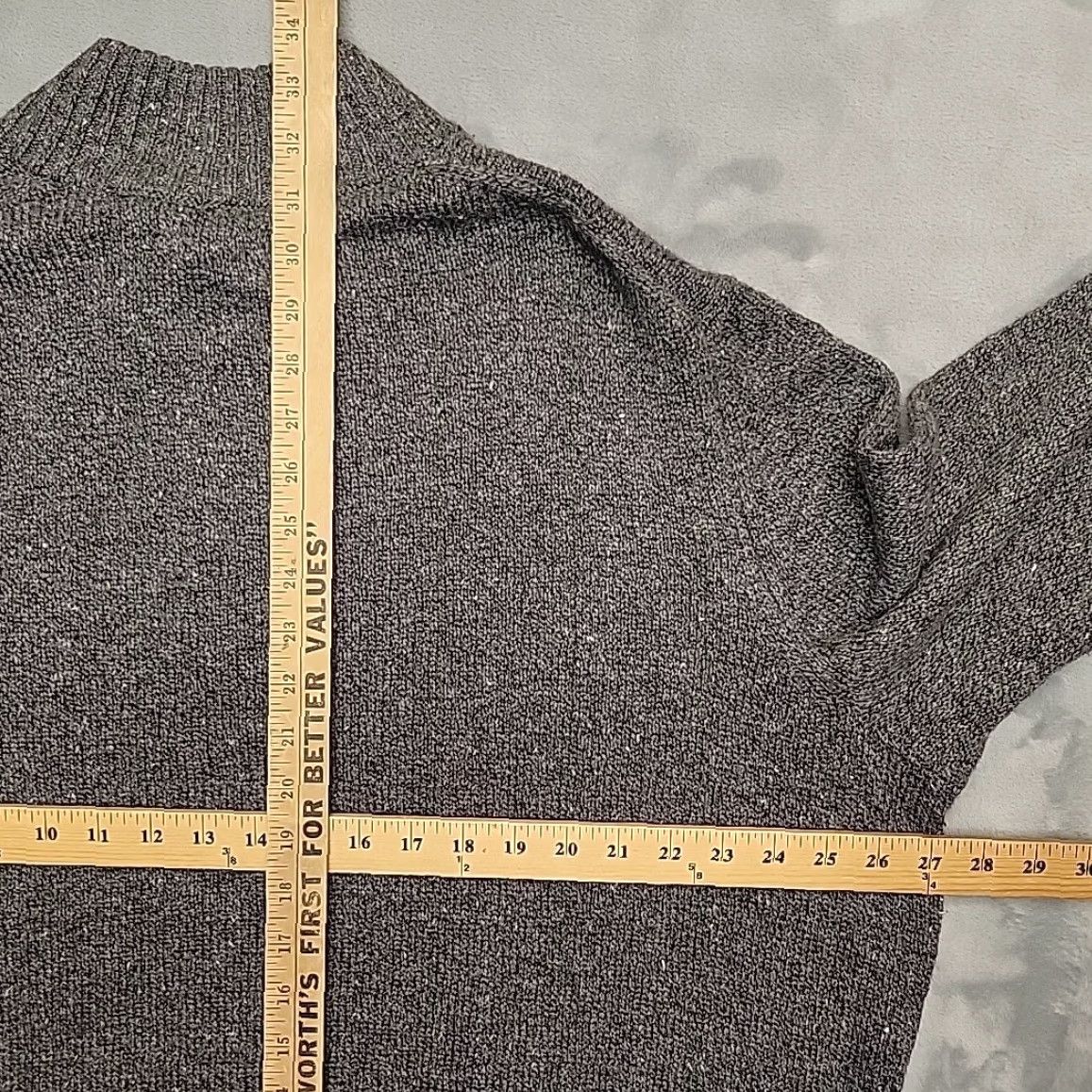 Vintage VINTAGE Sonoma Sweater Mens XXXL Tall Gray 1/4 Zip Cotton Blend Knit Classic NEW Size US XXL / EU 58 / 5 - 6 Thumbnail