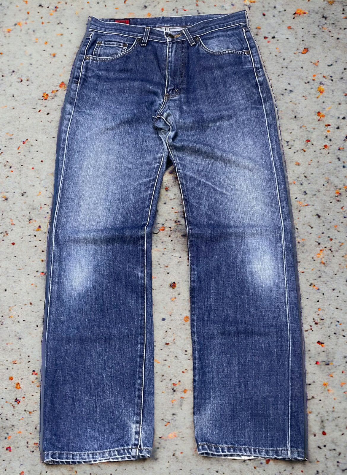 Edwin × Japanese Brand × Vintage Vintage Edwin 503Z Stone Wash Loose Straight Jeans Size US 30 / EU 46 - 1 Thumbnail