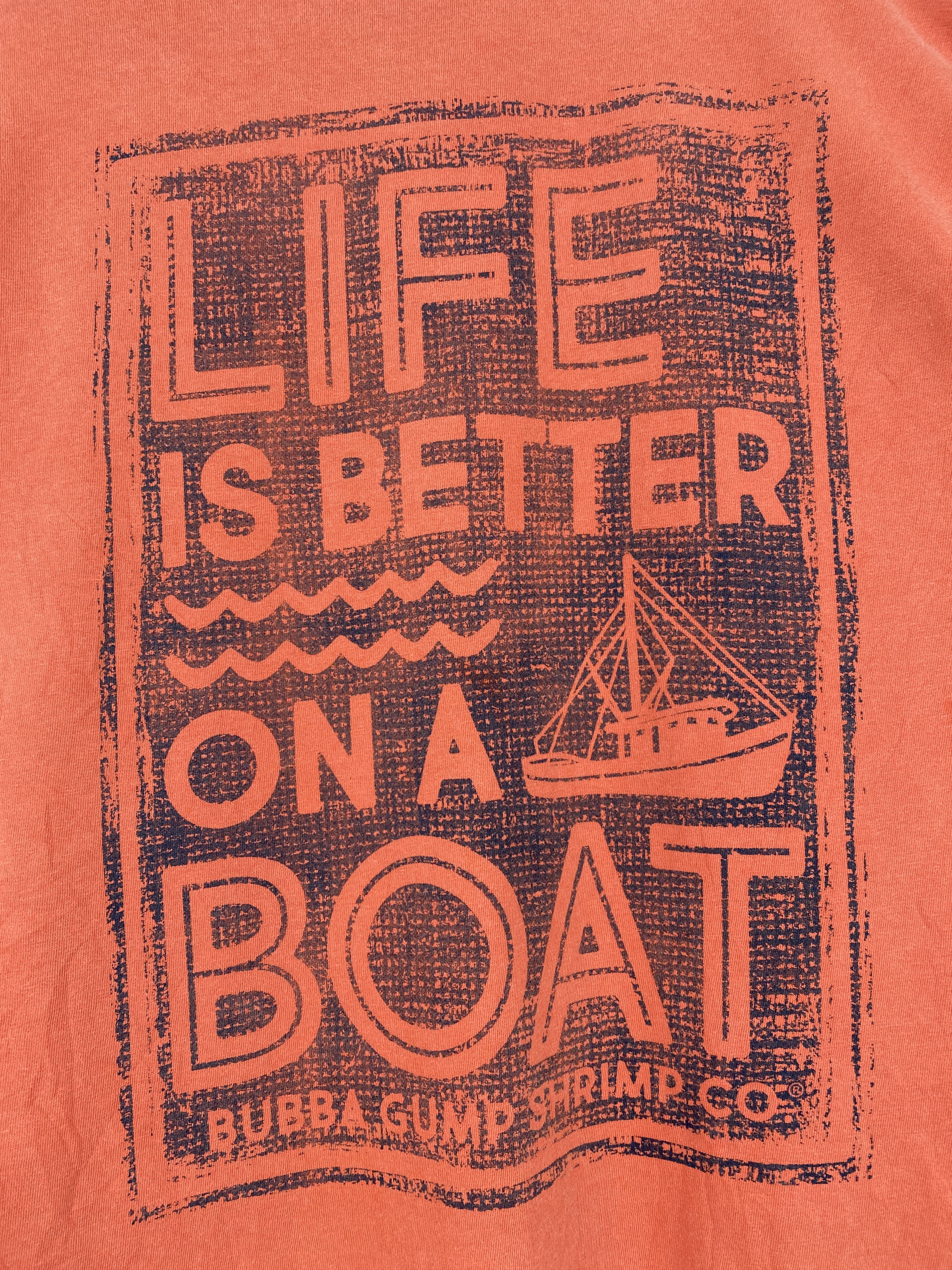 Vintage Vintage Bubba Gump Forrest Gump Long Sleeve Tee TA0657 Size US M / EU 48-50 / 2 - 5 Thumbnail
