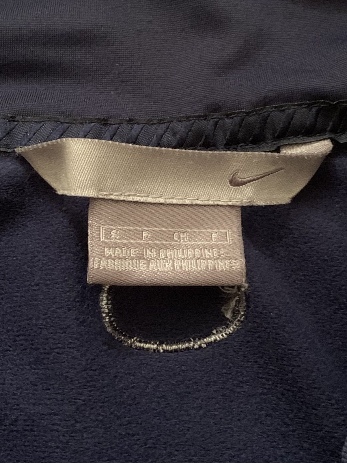 Nike Vintage Y2K Nike Navy Blue Zip Up Double Zipper Track Jacket Size US S / EU 44-46 / 1 - 7 Thumbnail