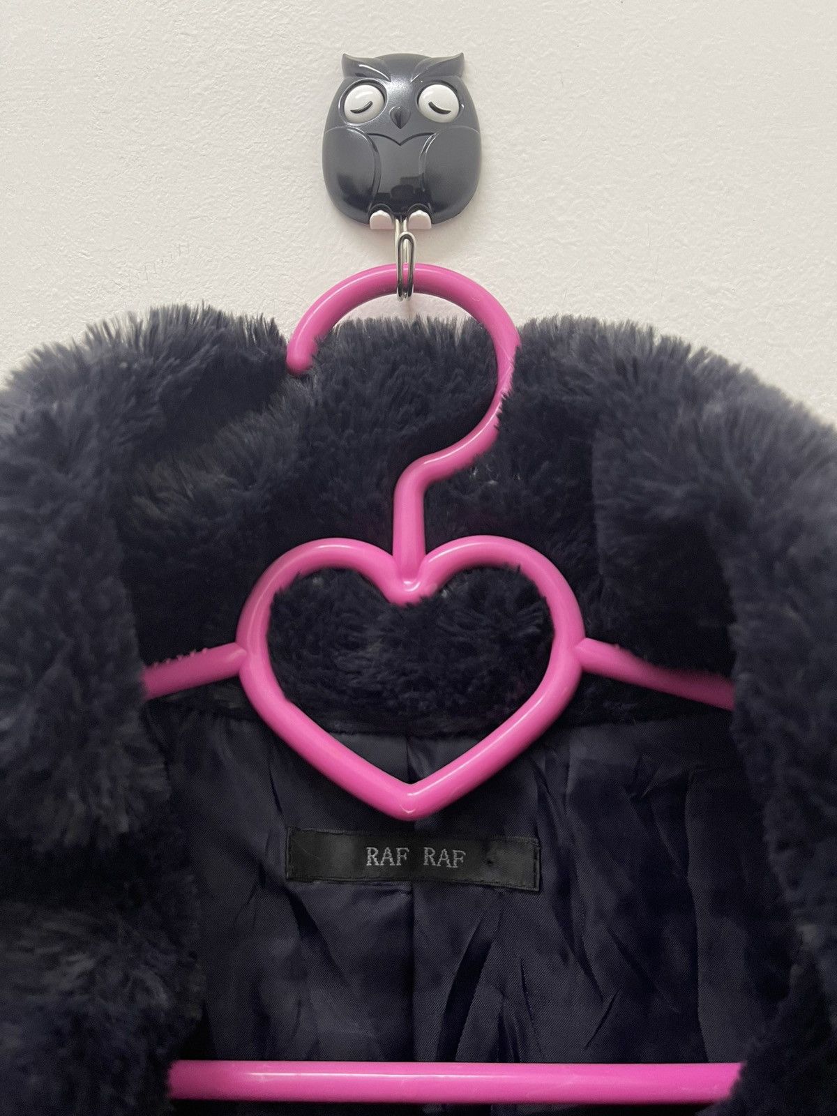 If Six Was Nine Rare Vintage RAF RAF Quilted Puffer Faux Fur Jacket Size US L / EU 52-54 / 3 - 4 Thumbnail