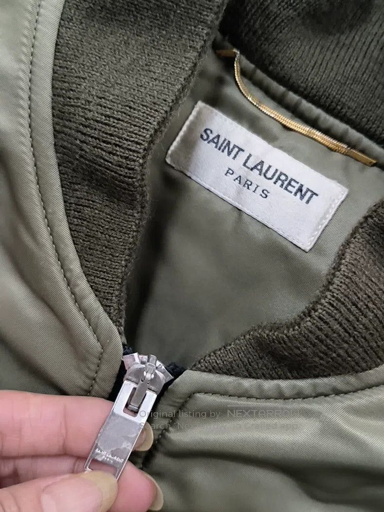 Saint Laurent Paris Saint Laurent Paris Flight jacket i Size S / US 4 / IT 40 - 2 Thumbnail