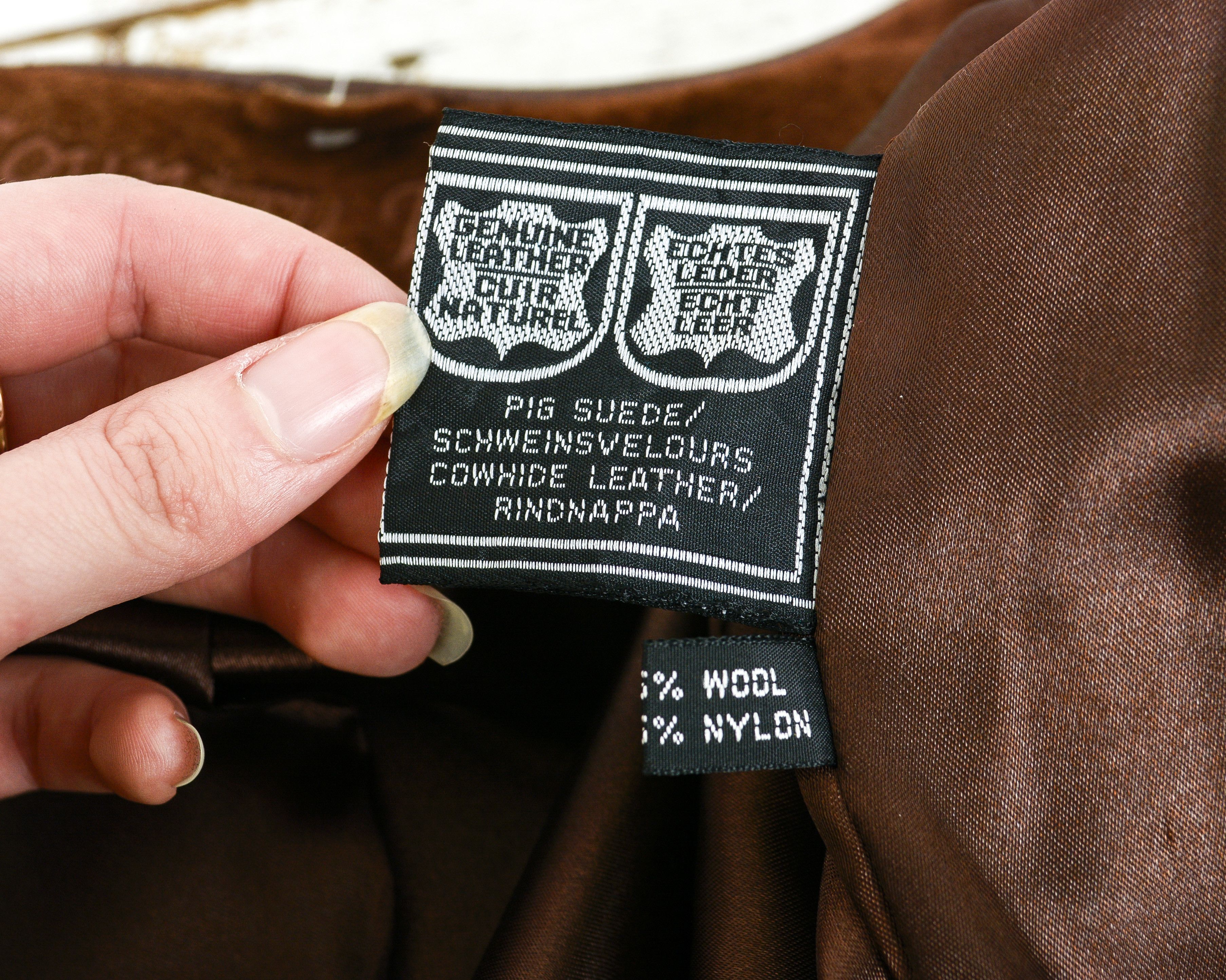 Genuine Leather × Vintage Country World Suede Leather Jacket Button Up Blazer Coat Size L / US 10 / IT 46 - 9 Thumbnail