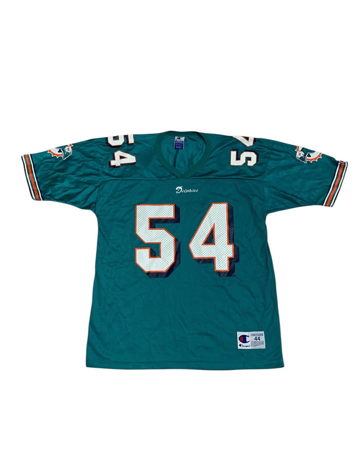 NFL × Vintage Vintage miami dolphins NFL zach thomas jersey by champion Size US XL / EU 56 / 4 - 2 Thumbnail