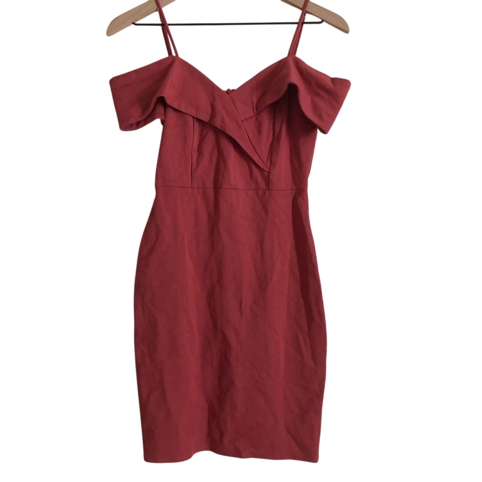Nordstrom NWT Soprano by Nordstrom Baroque Red Bodycon Mini Dress Size M / US 6-8 / IT 42-44 - 1 Thumbnail