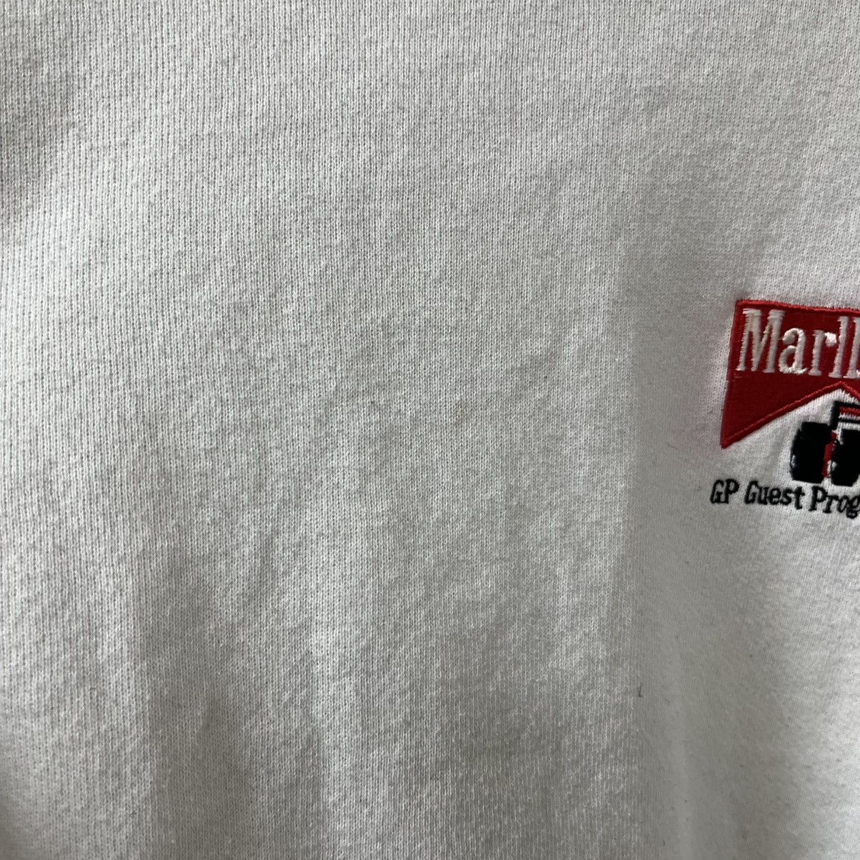 Marlboro Marlboro vintage sweatshirt white Size US L / EU 52-54 / 3 - 10 Thumbnail