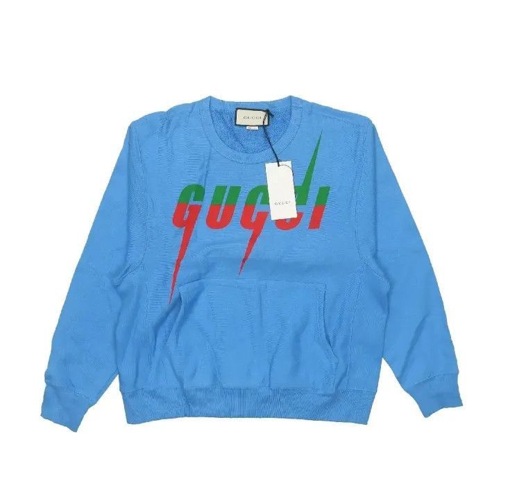 Gucci Gucci Gucci Logo Print Long Sleeve Sweatshirt -2506 Size US M / EU 48-50 / 2 - 2 Thumbnail