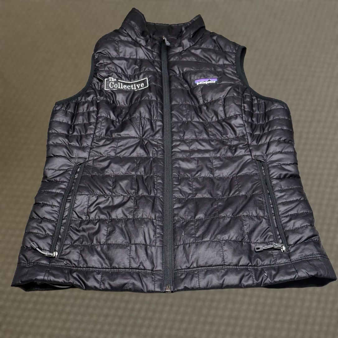 Patagonia Patagonia Vest Womens Small Black Nano Puff Quilted Primaloft Lightweight Logo zipped pockets Sleeveless Short Regular Fit Size S / US 4 / IT 40 - 1 Thumbnail