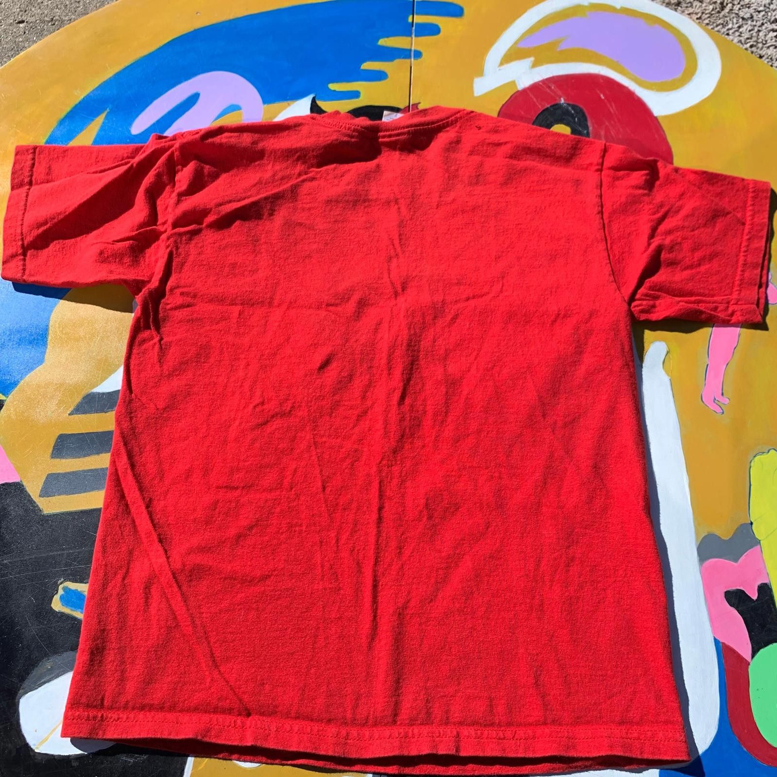 Peanuts Vintage Peanuts Christmas Graphic T-Shirt Red Men's Medium Size US L / EU 52-54 / 3 - 3 Thumbnail