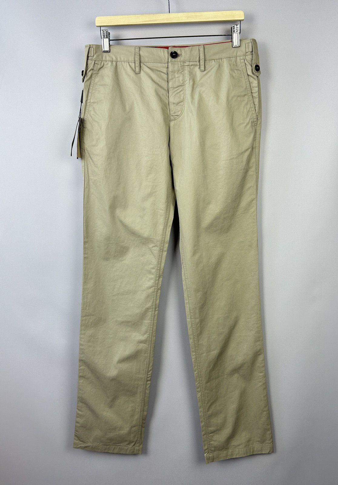 Burberry Brit Beige Chino Pants Trousers Sz W30 BNWT Luxury