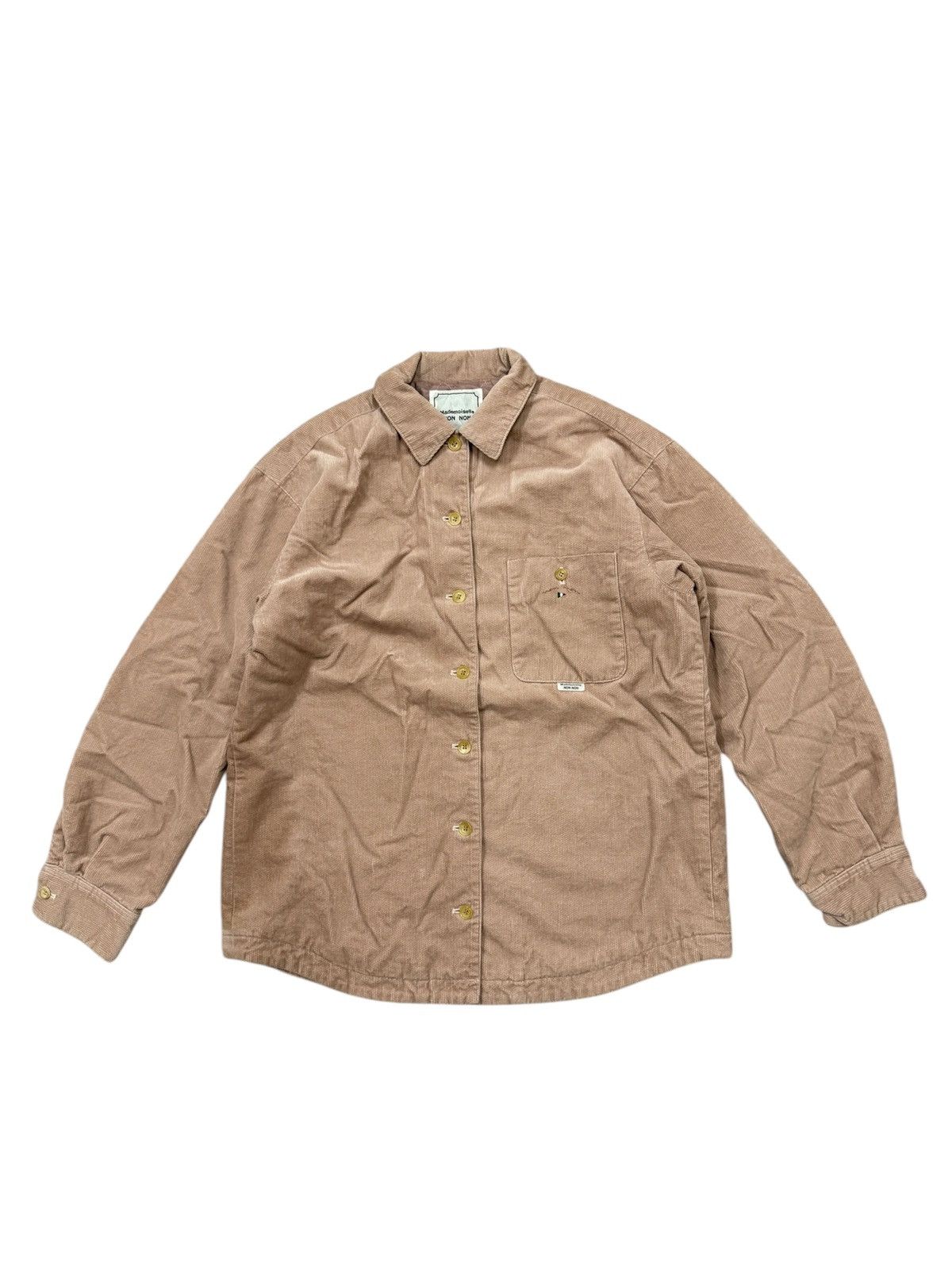 Mademoiselle Non Non Mademoiselle Non Non Quilted Lined Cudroy Button up Shirt Size US S / EU 44-46 / 1 - 1 Thumbnail