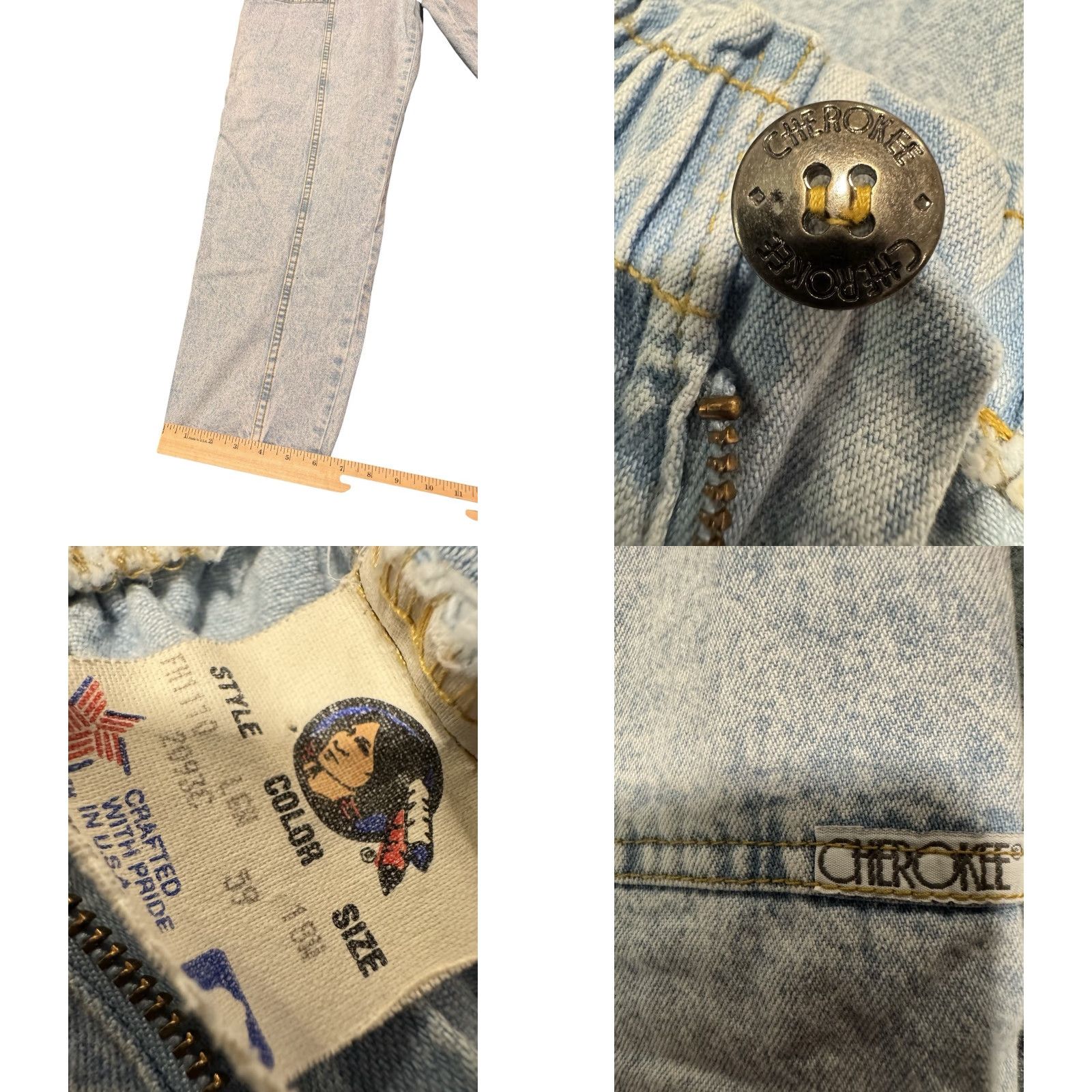 Cherokee VINTAGE Cherokee Jeans 18M Women’s Denim Paper Tag barrel elastic 90s Mom Jeans Size 40" / US 18 - 10 Thumbnail