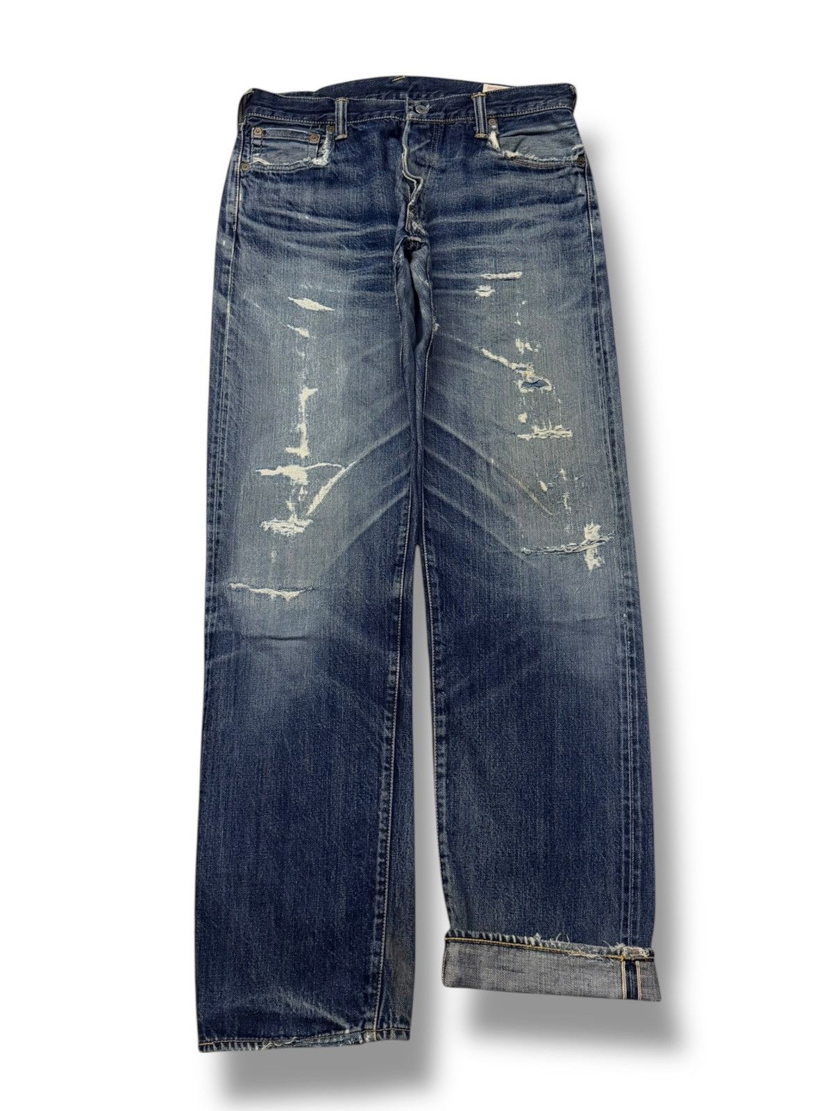 Evisu Vintage 00s Evisu No.2 Lot 2001 Selvedge Japan Denim Jeans Size US 32 / EU 48 - 2 Thumbnail