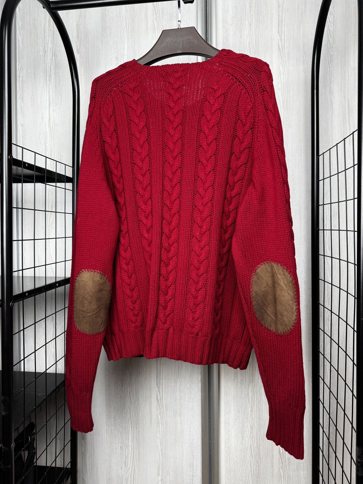 Polo Ralph Lauren Polo Ralph Lauren wool linen patched elbow vintage sweater Size US XL / EU 56 / 4 - 7 Thumbnail