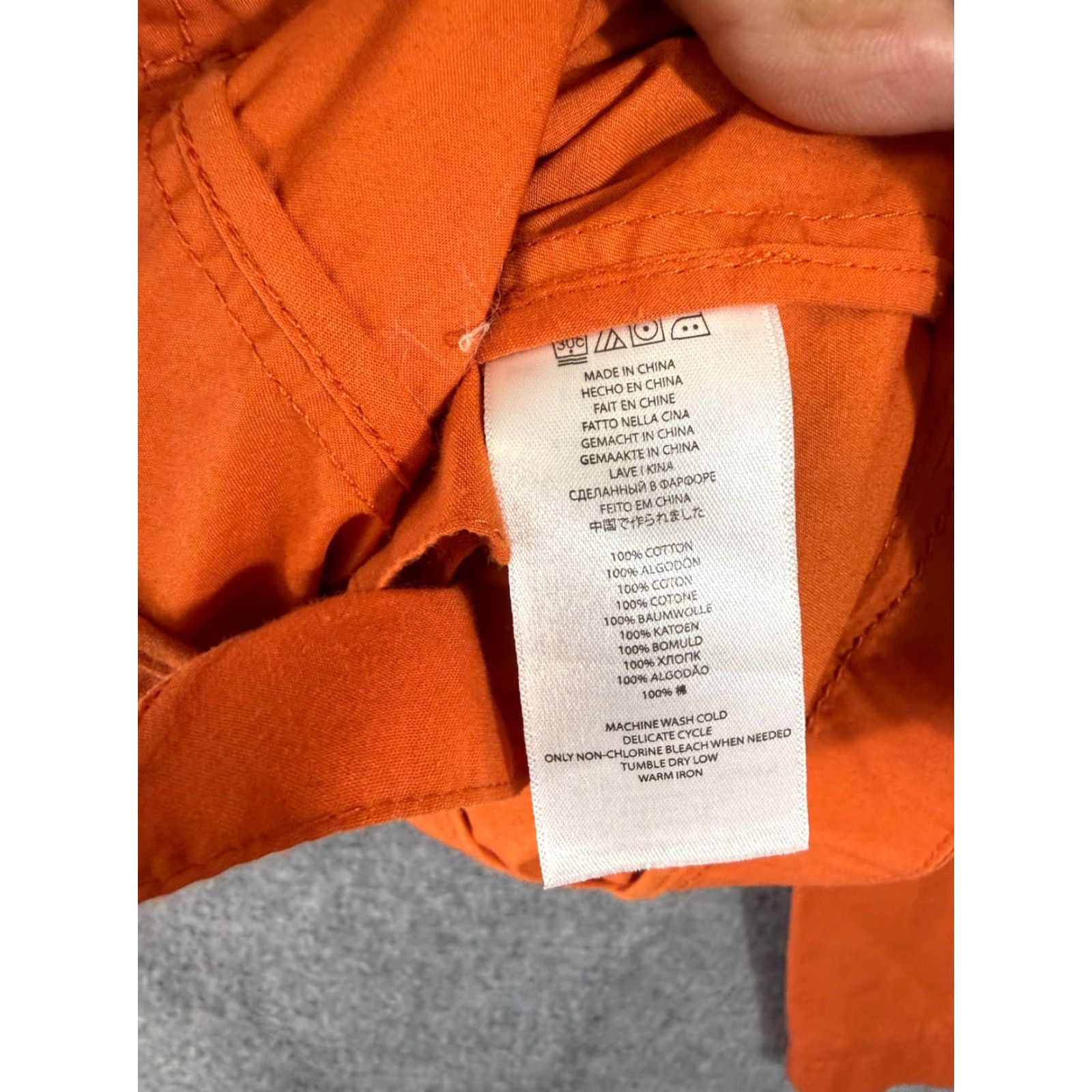 Michael Kors Michael Kors Jacket Womens M Burnt Orange Asymmetrical Full Zip Lightweight Shirt Mens Womens? Size M / US 6-8 / IT 42-44 - 7 Thumbnail