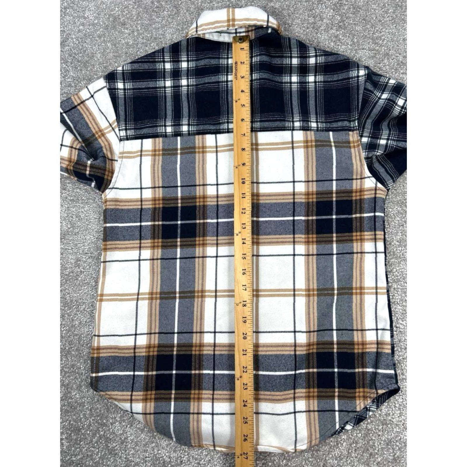 Abercrombie & Fitch Abercrombie & Fitch Shirt Womens XS Plaid Button Up Blue White Brown Multicolor Casual 90s Style Womens Size XS / US 0-2 / IT 36-38 - 7 Thumbnail