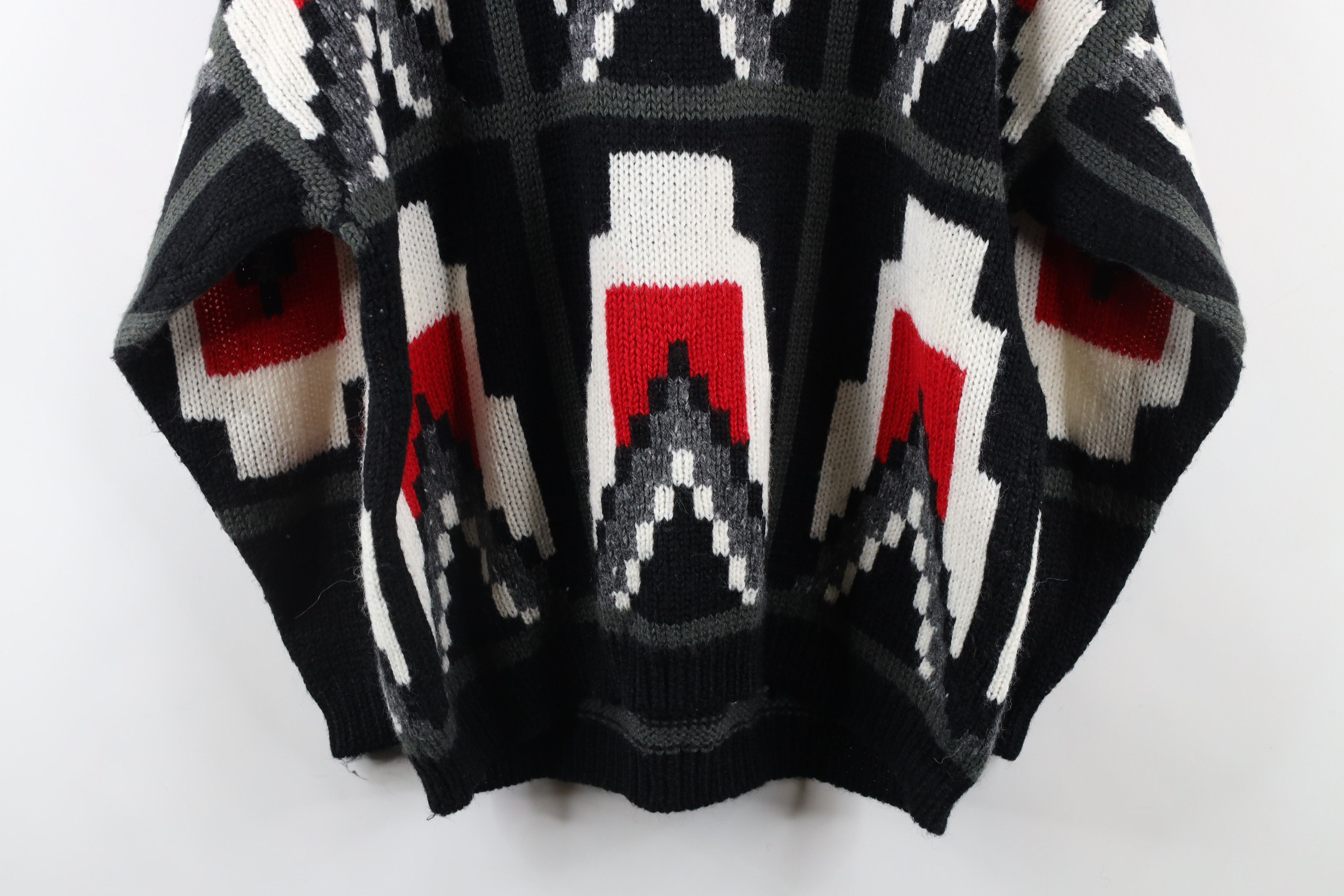 Esprit × Vintage Vintage 90s Esprit Blend Southwestern Fiesta Knit Sweater Size M / US 6-8 / IT 42-44 - 10 Thumbnail
