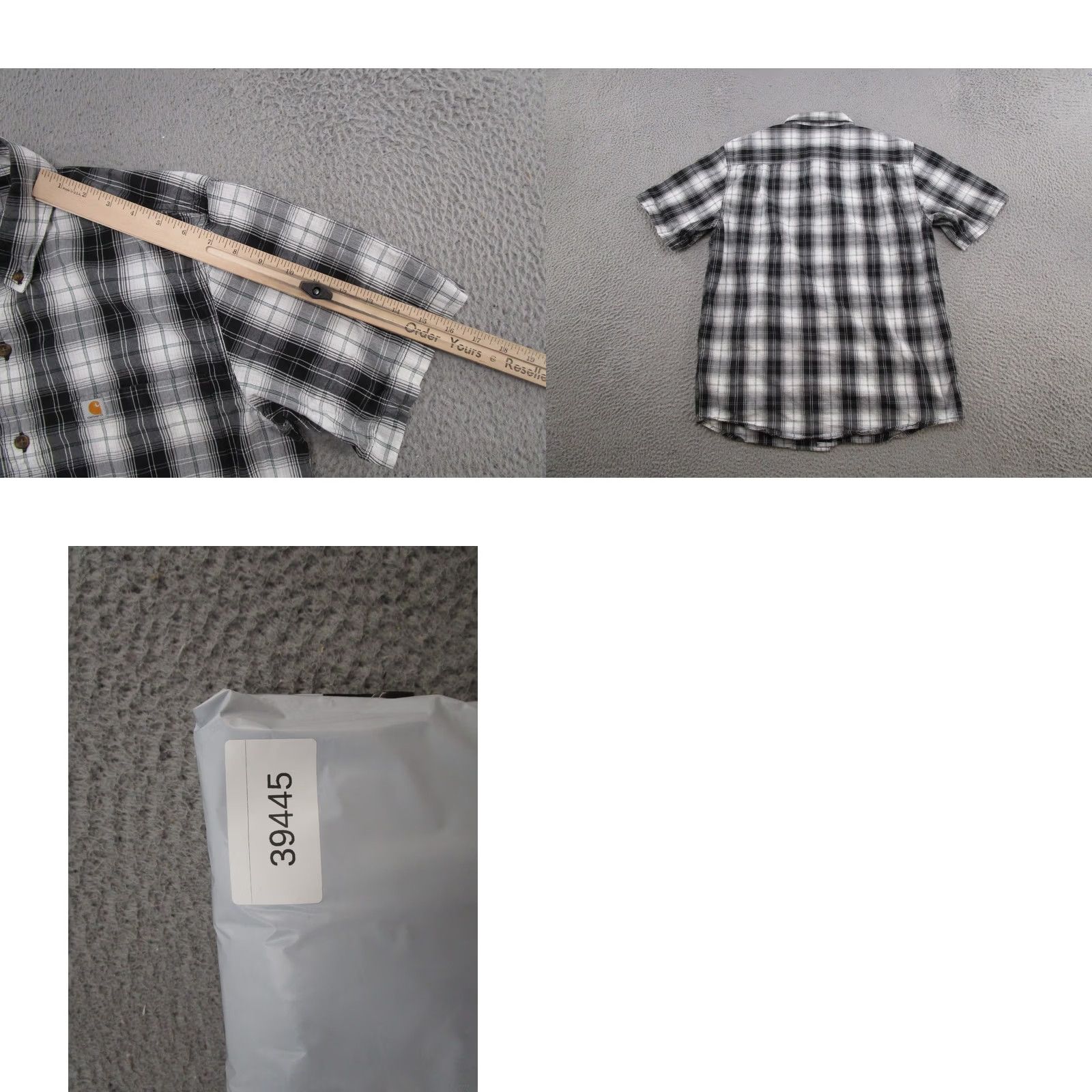 Carhartt Carhartt Shirt Button-Up Plaid Multicolor Short Sleeve Relaxed M Mens Size US M / EU 48-50 / 2 - 8 Thumbnail