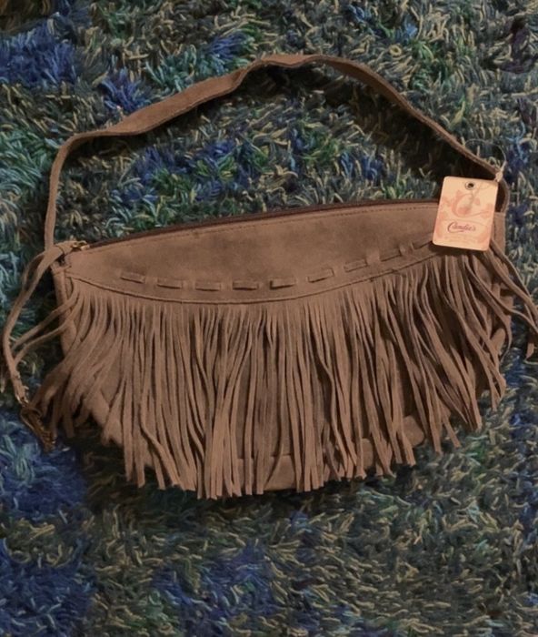 Kohls Brand New With Tags Candies Faux Suede Fringe Purse Grailed