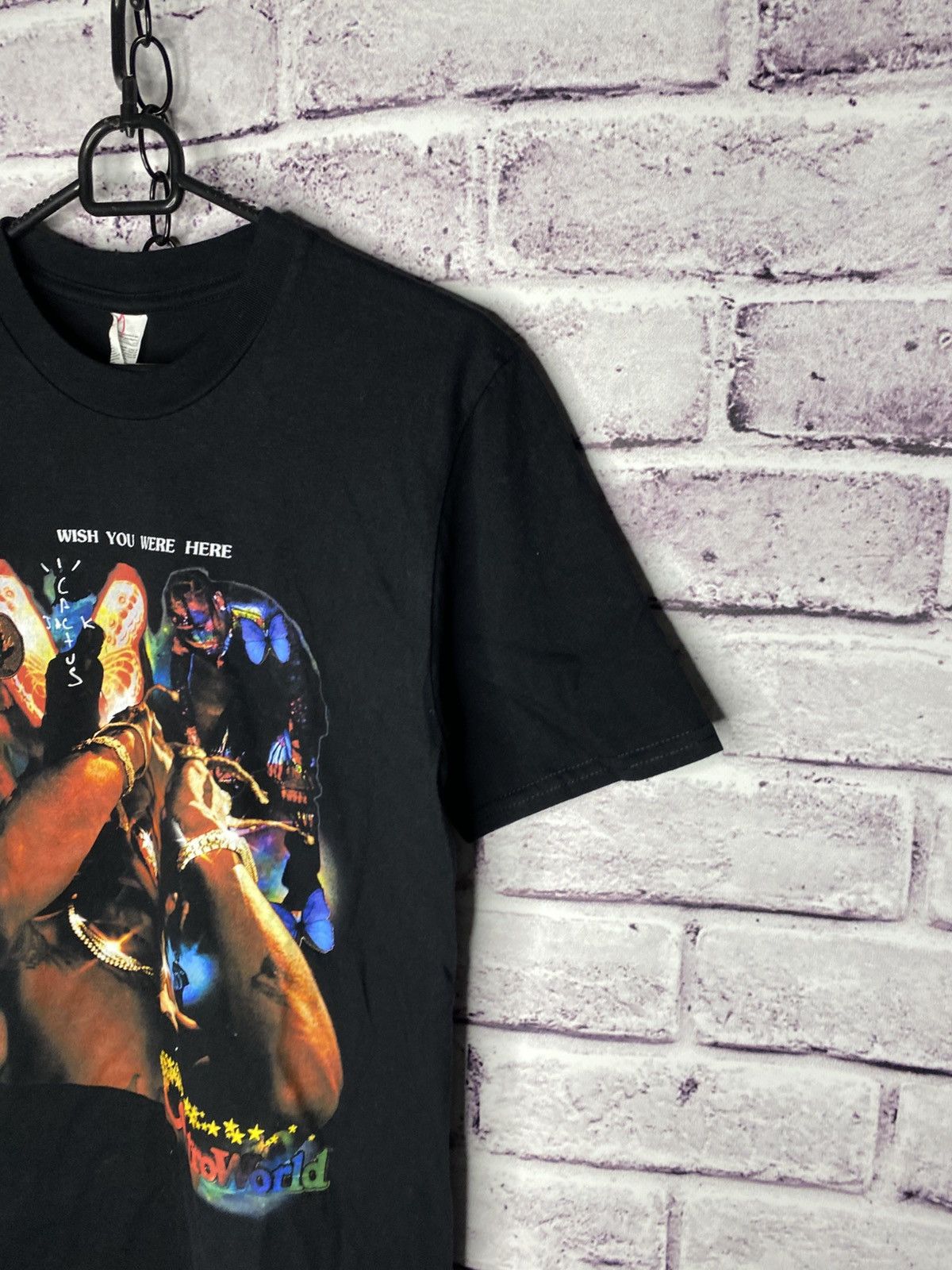 Band Tees Mens Vintage T-Shirt Travis scott with you were here big log Size US S / EU 44-46 / 1 - 2 Thumbnail