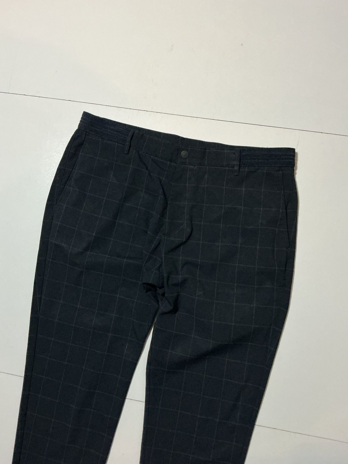 Zara Zara Man Windowpane Navy Blue Performance Golf Tech Pants Size US 38 / EU 54 - 5 Thumbnail