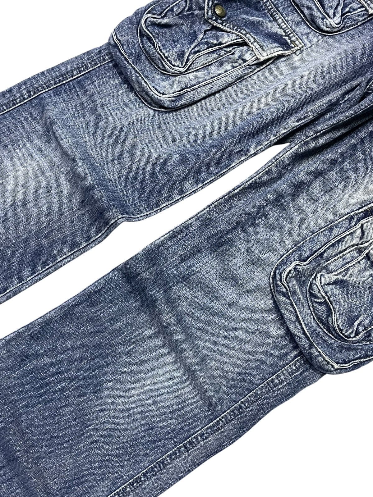 Hysteric Glamour ETBOITE Japan Cargo Flare Surplus Denim Jeans Size US 30 / EU 46 - 4 Thumbnail